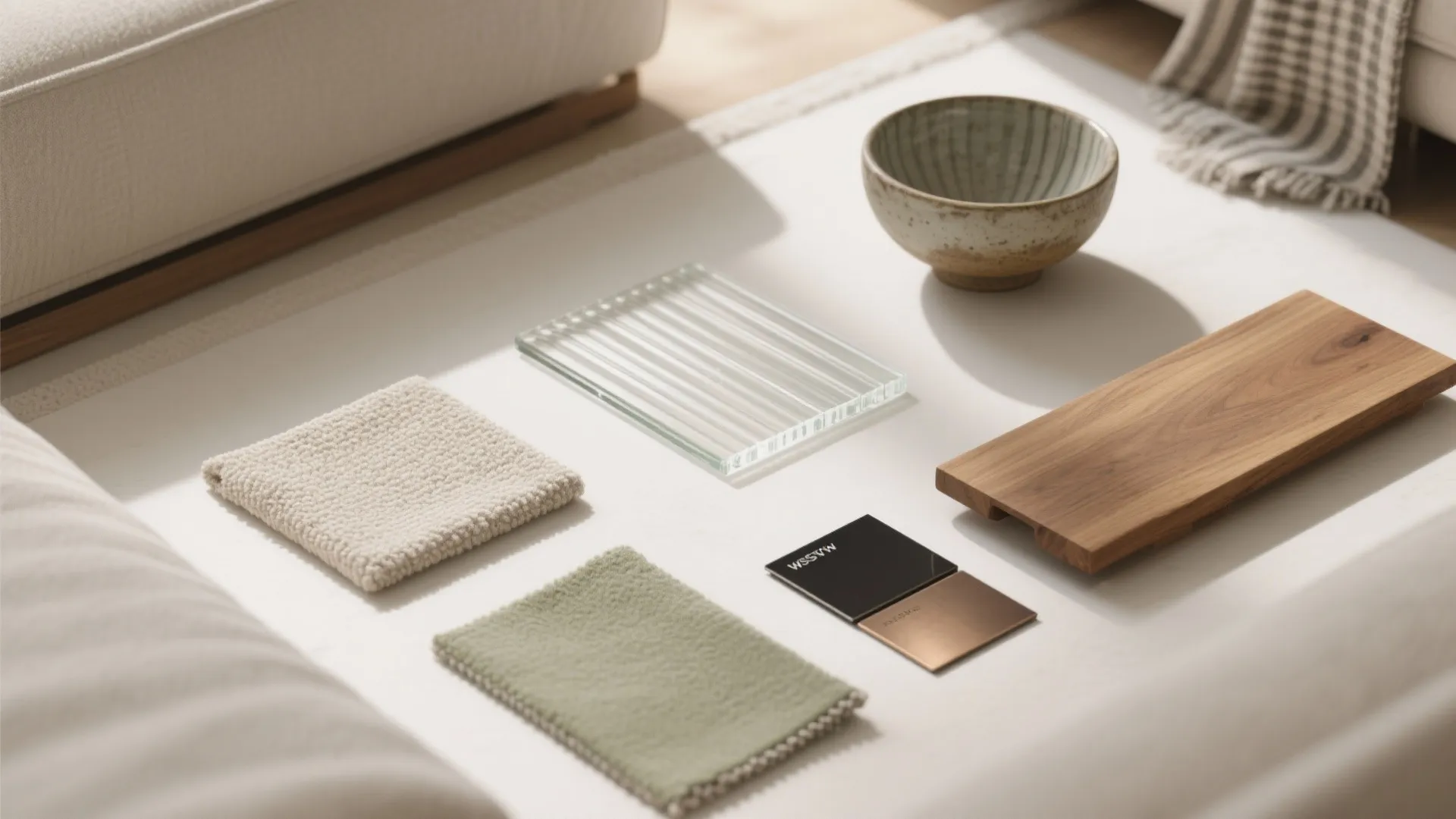 Idea 1: Calm the palette, hype the texture