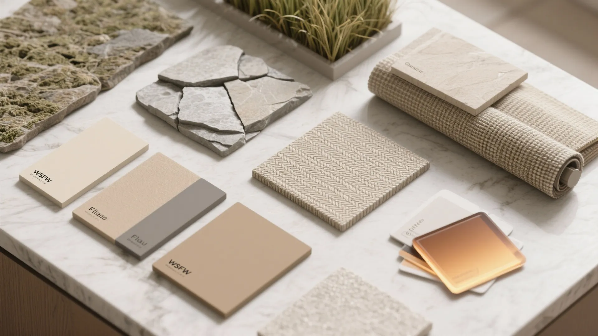 Stone Veneer or Textured Wallpaper Accent