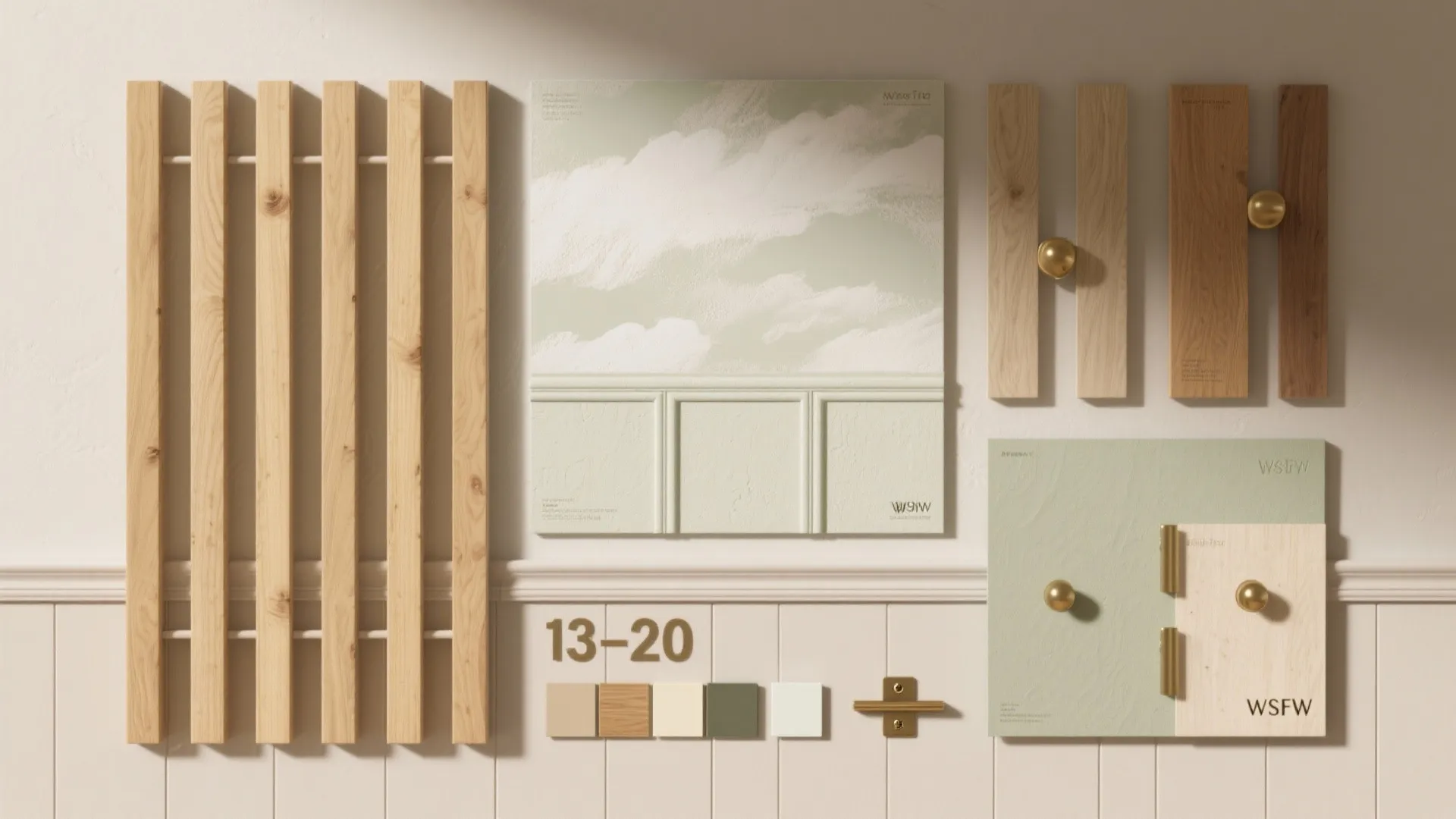 Texture and Warmth: Wood Slats, Wainscoting, Limewash