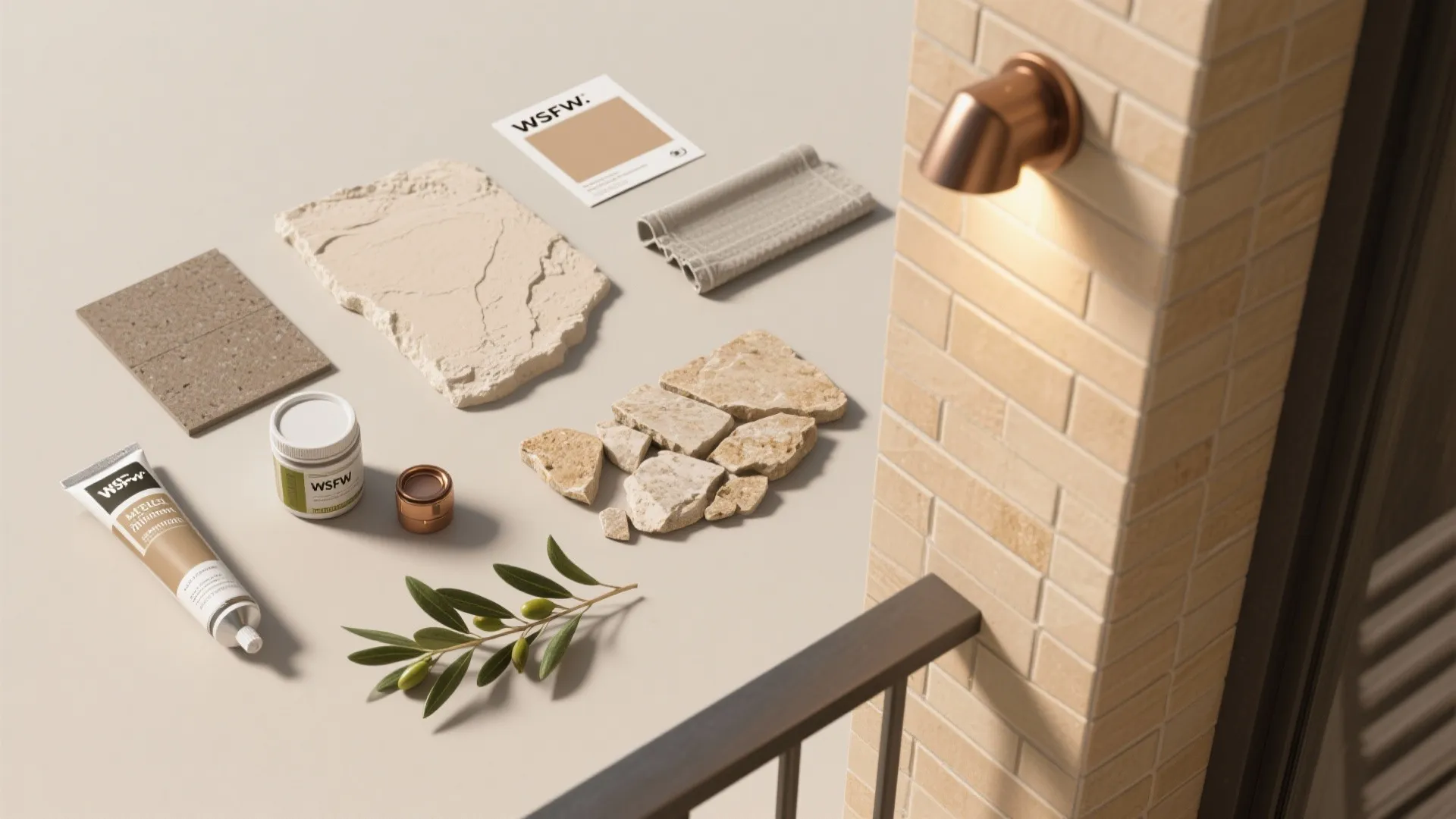 4) Texture and Material: Stone, Tile, and Microcement