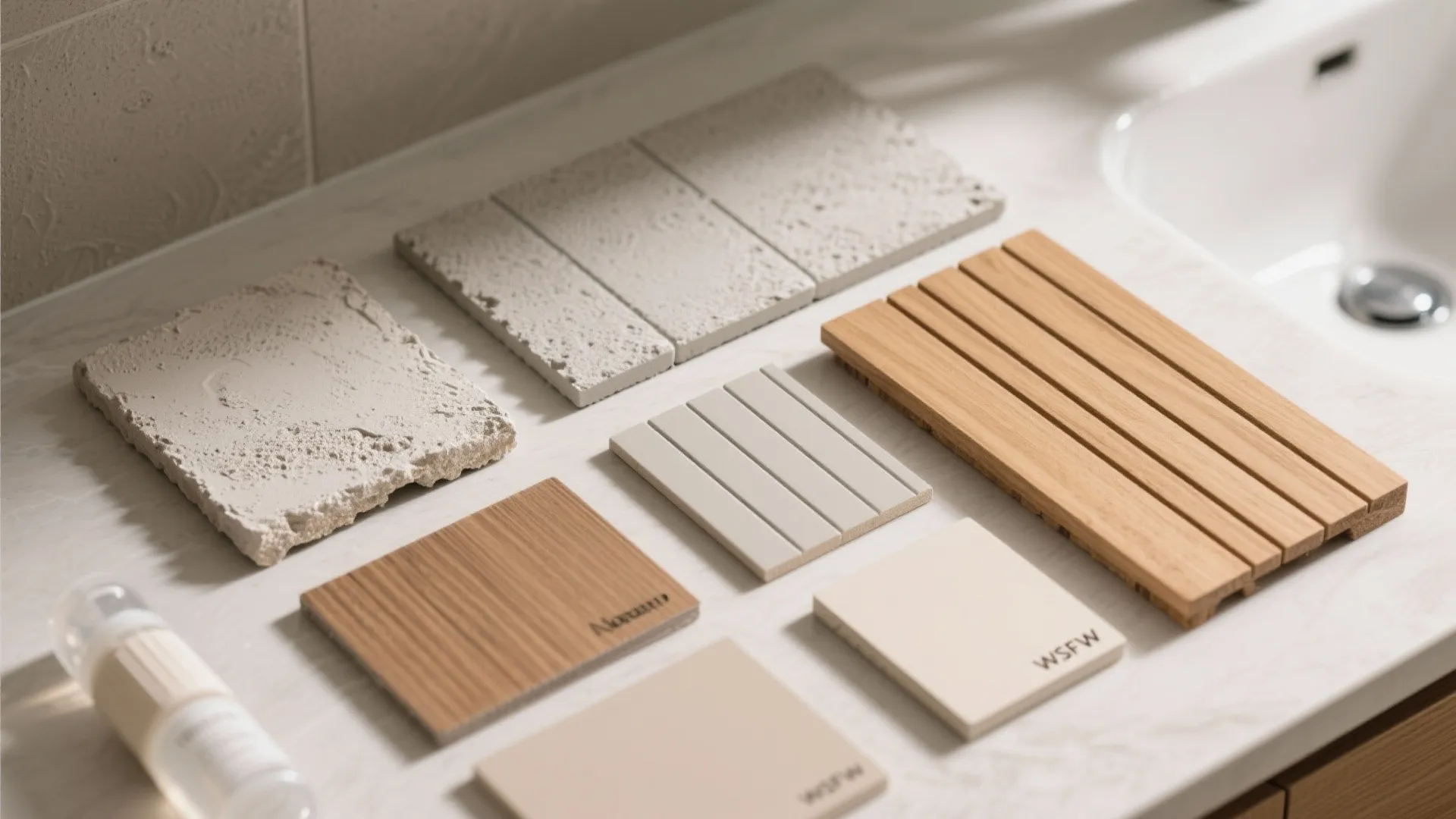 Textured Finishes: Microcement, Beadboard, and Slim Slats