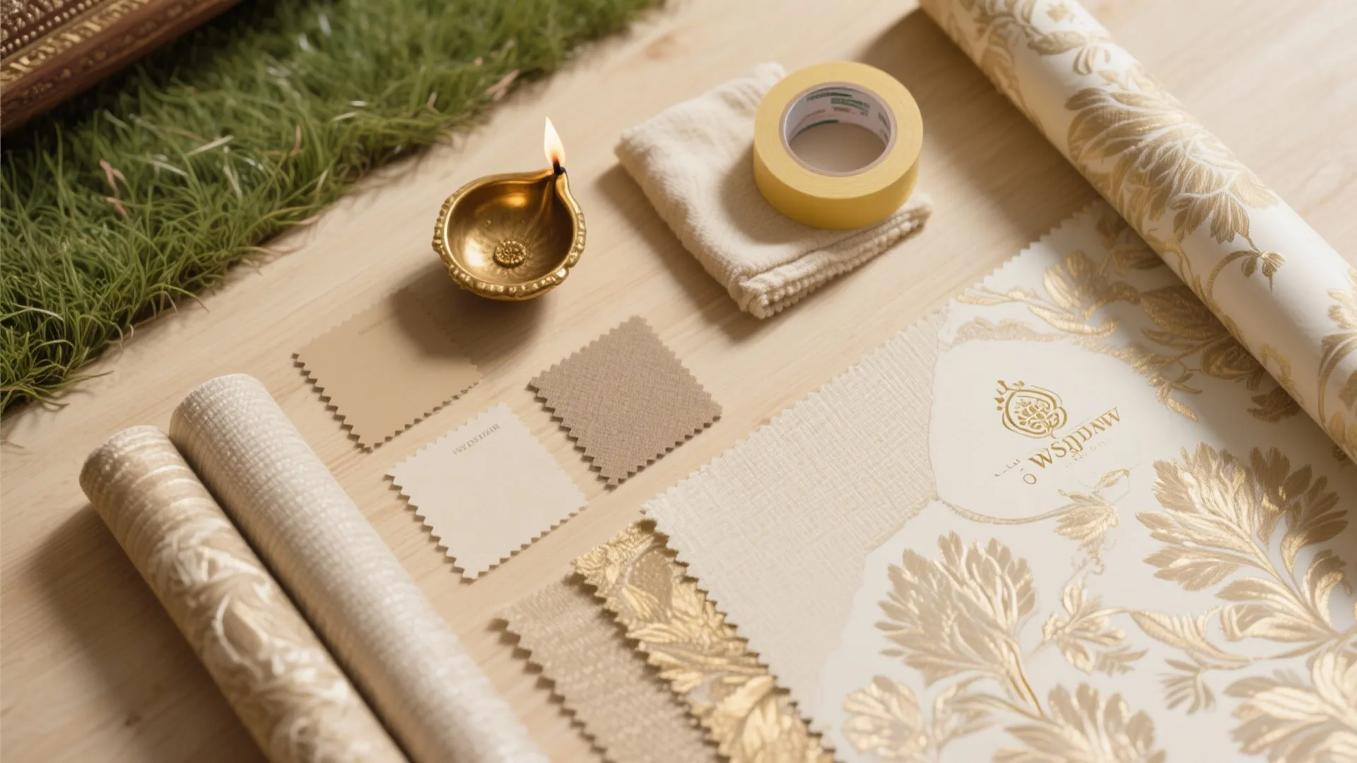 Subtle Textures: Grasscloth, Silk, and Linen Looks