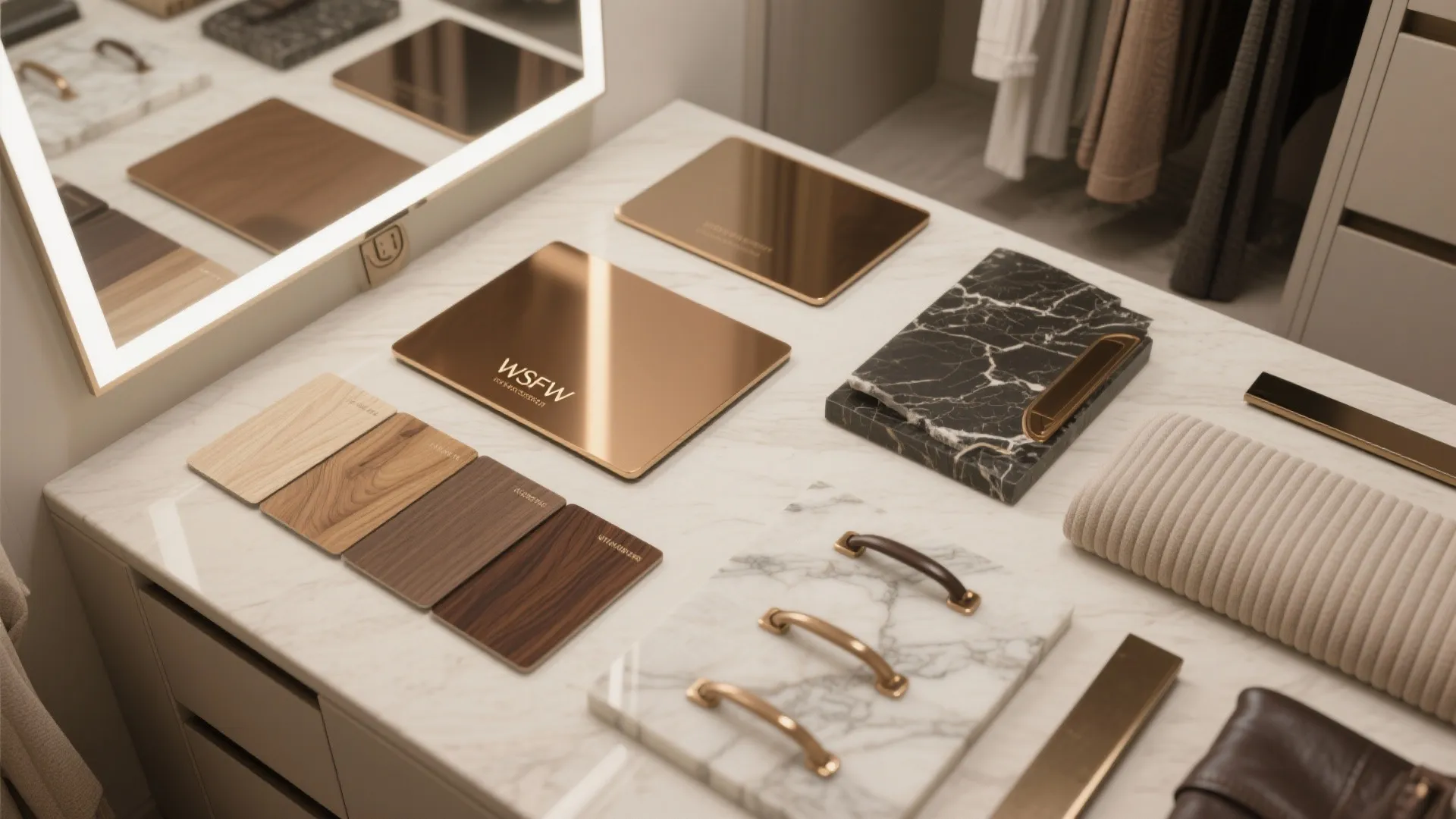 Textural Luxury: Wood, Stone, and Upholstery