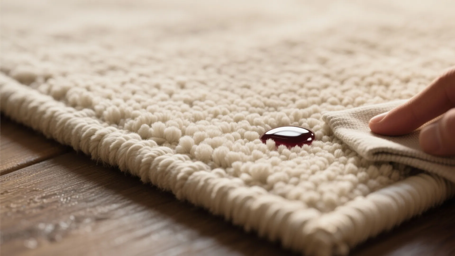 1. Use texture to forgive stains and add depth