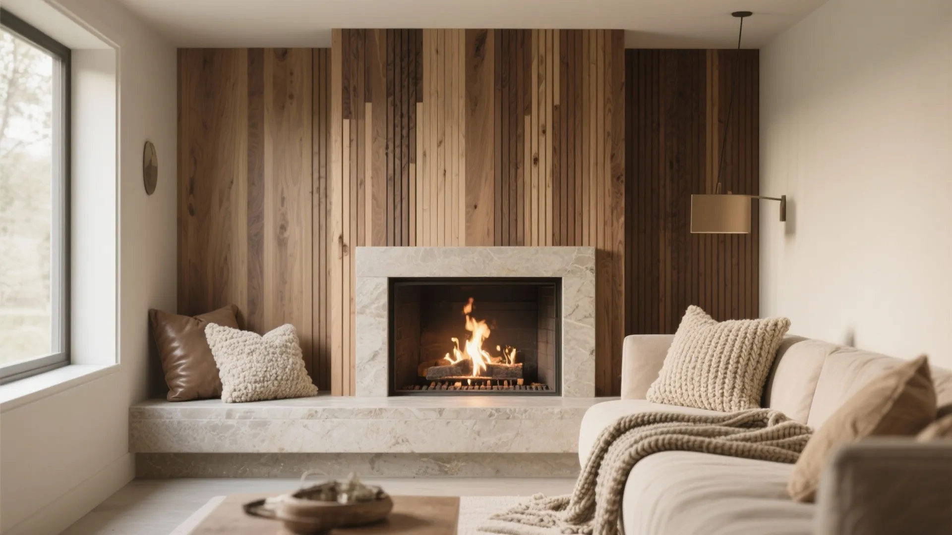 Texture-Forward Warmth: Wood, Stone, and Soft Layers