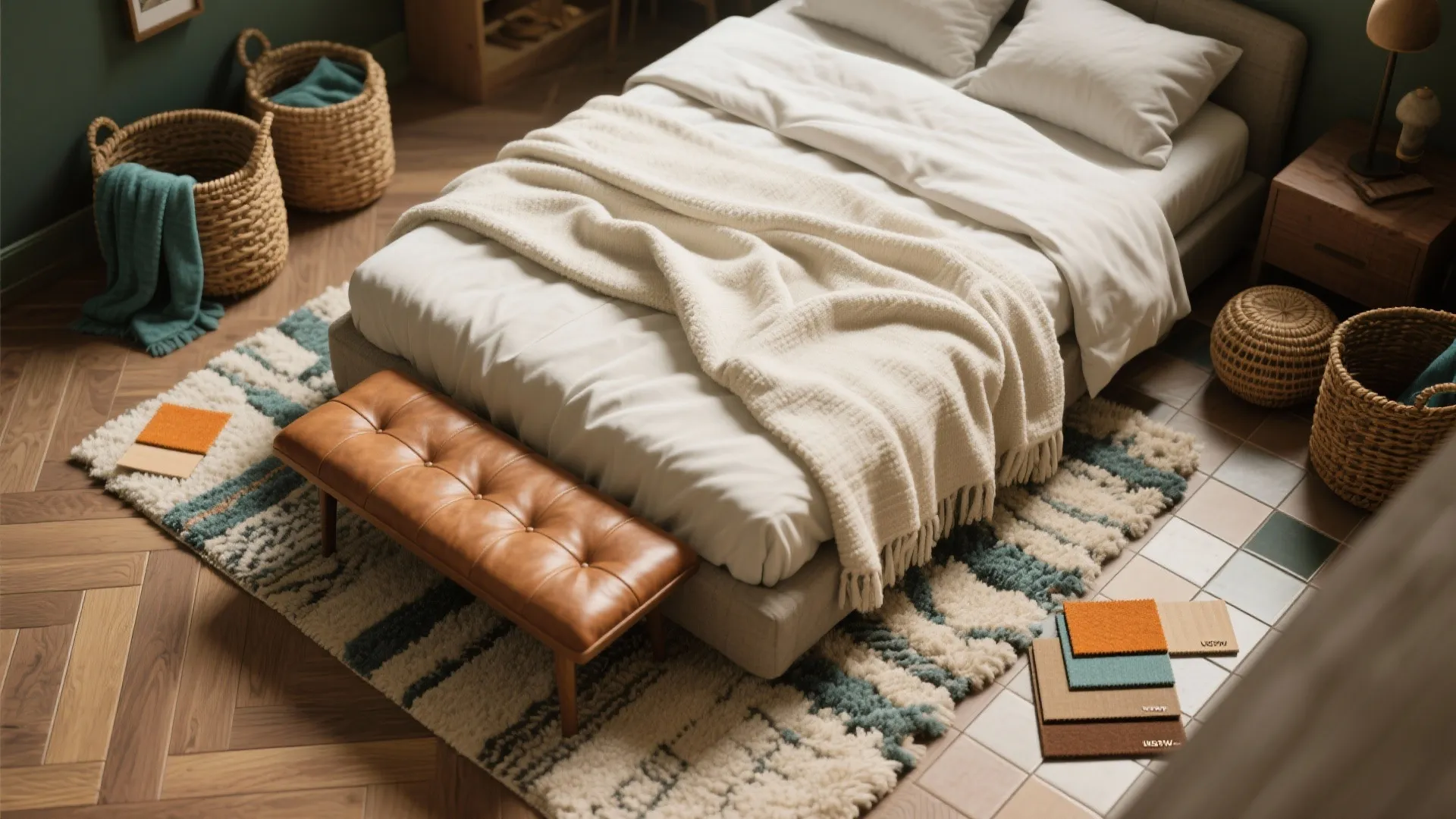 3. Texture layering for warmth