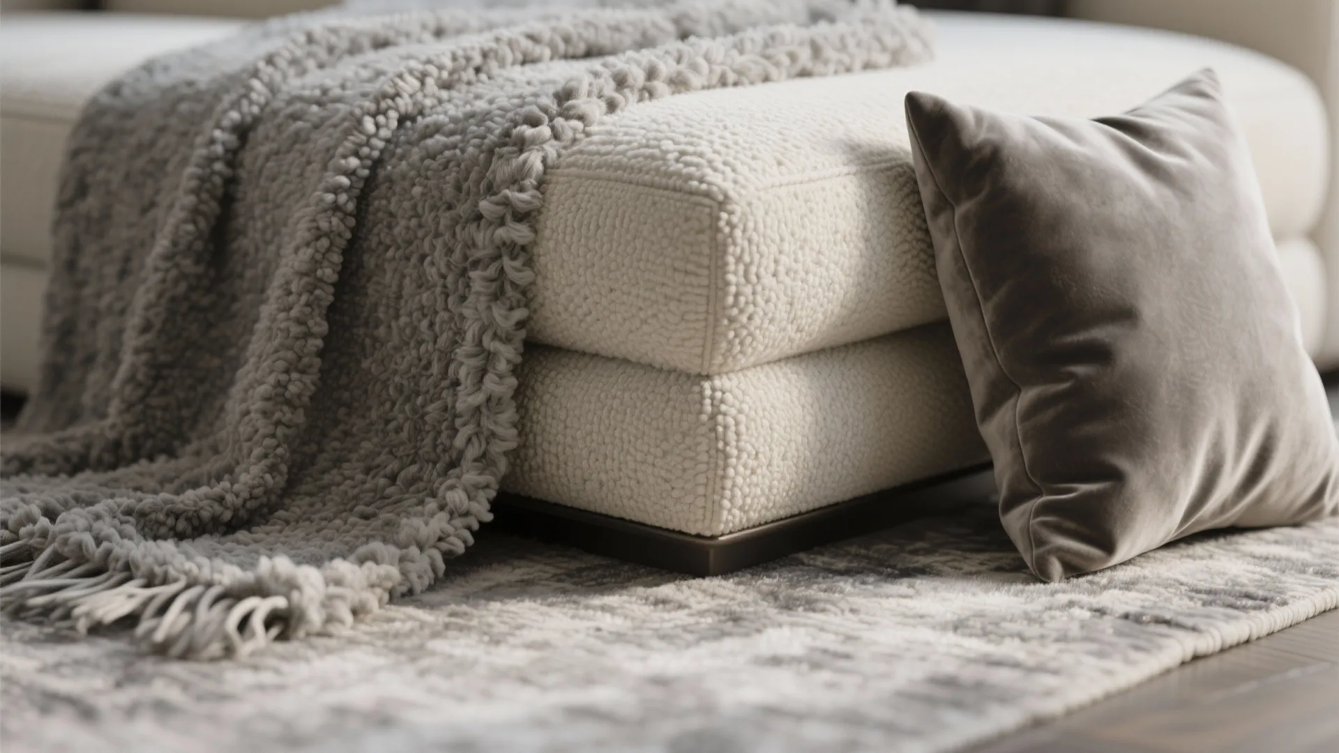 1. Layer soft textures for instant warmth