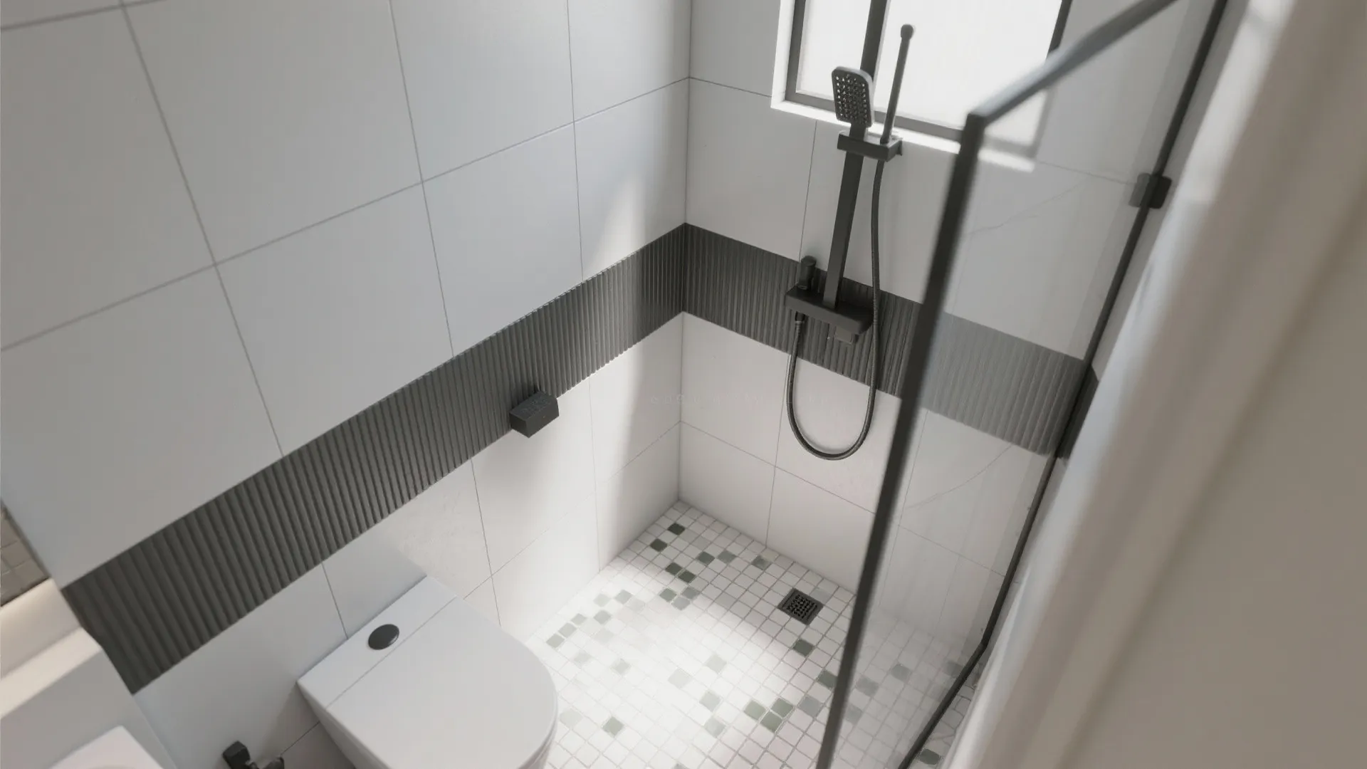 Textured grey surfaces to add warmth and grip