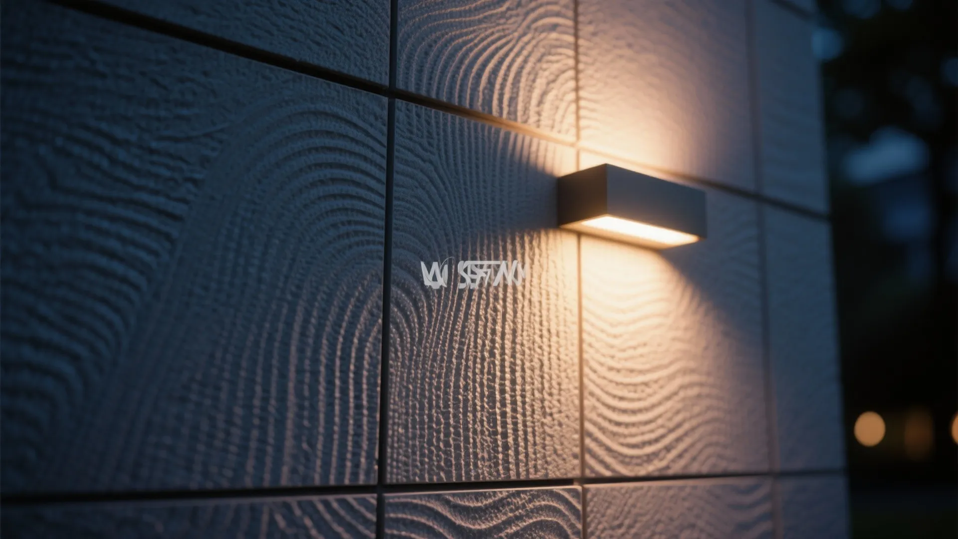 Texture + Light Layering on the Front Wall