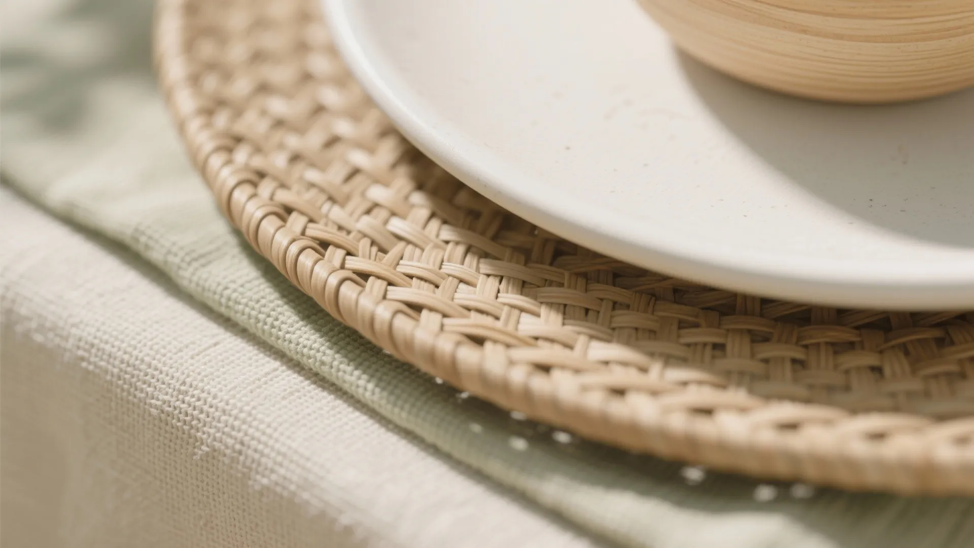 Minimalist neutral palette with texture