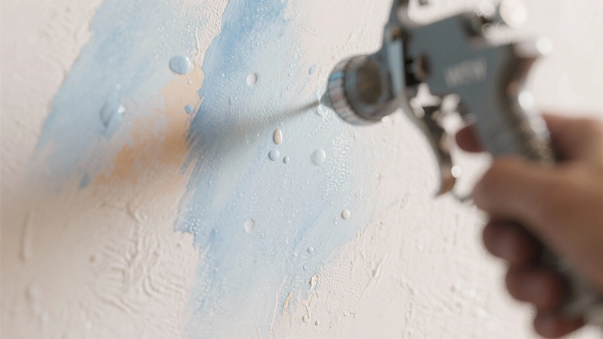 3. Texture play: use the nozzle to create subtle effects