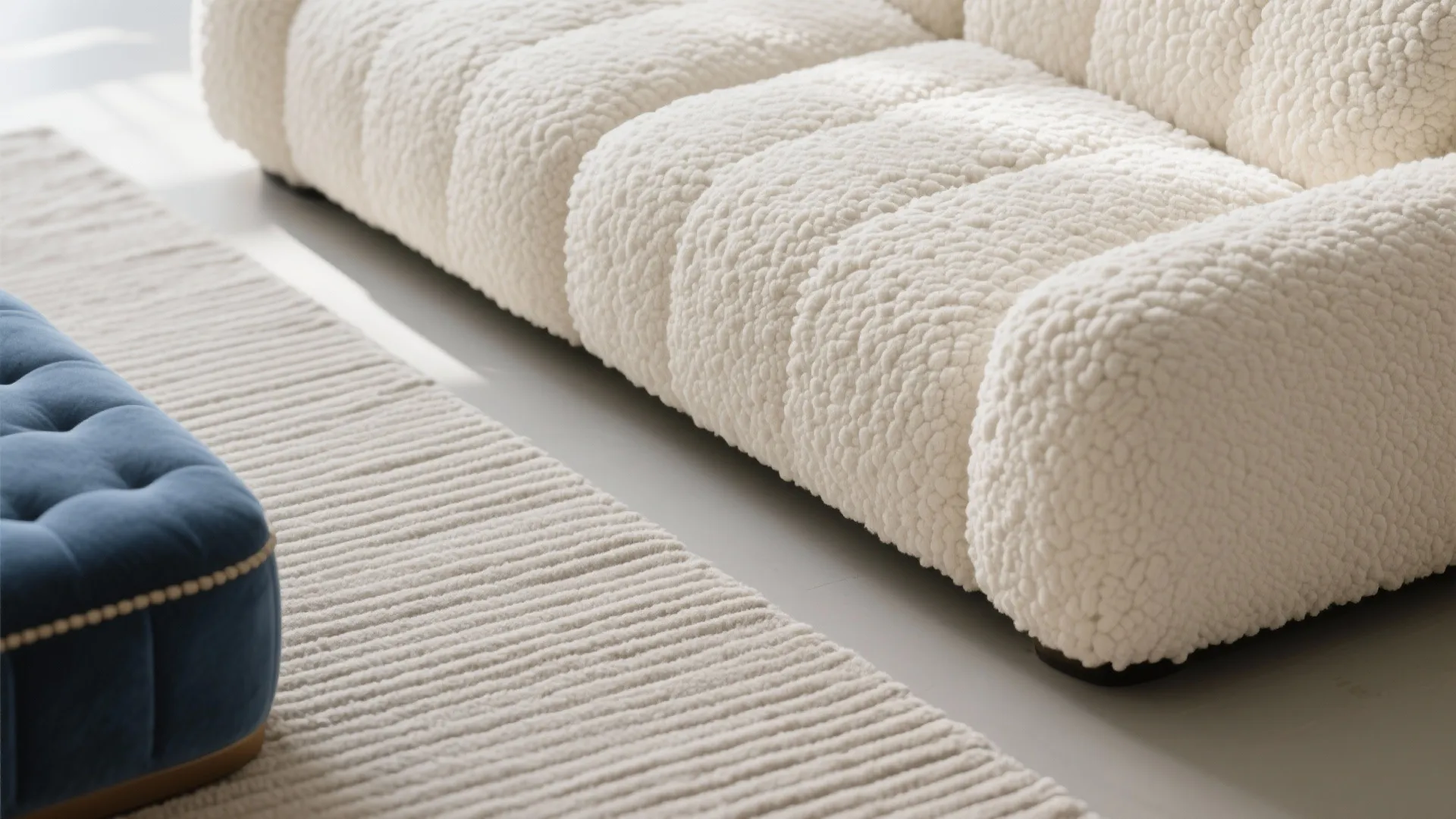 Textured Neutrals With One Confident Contrast