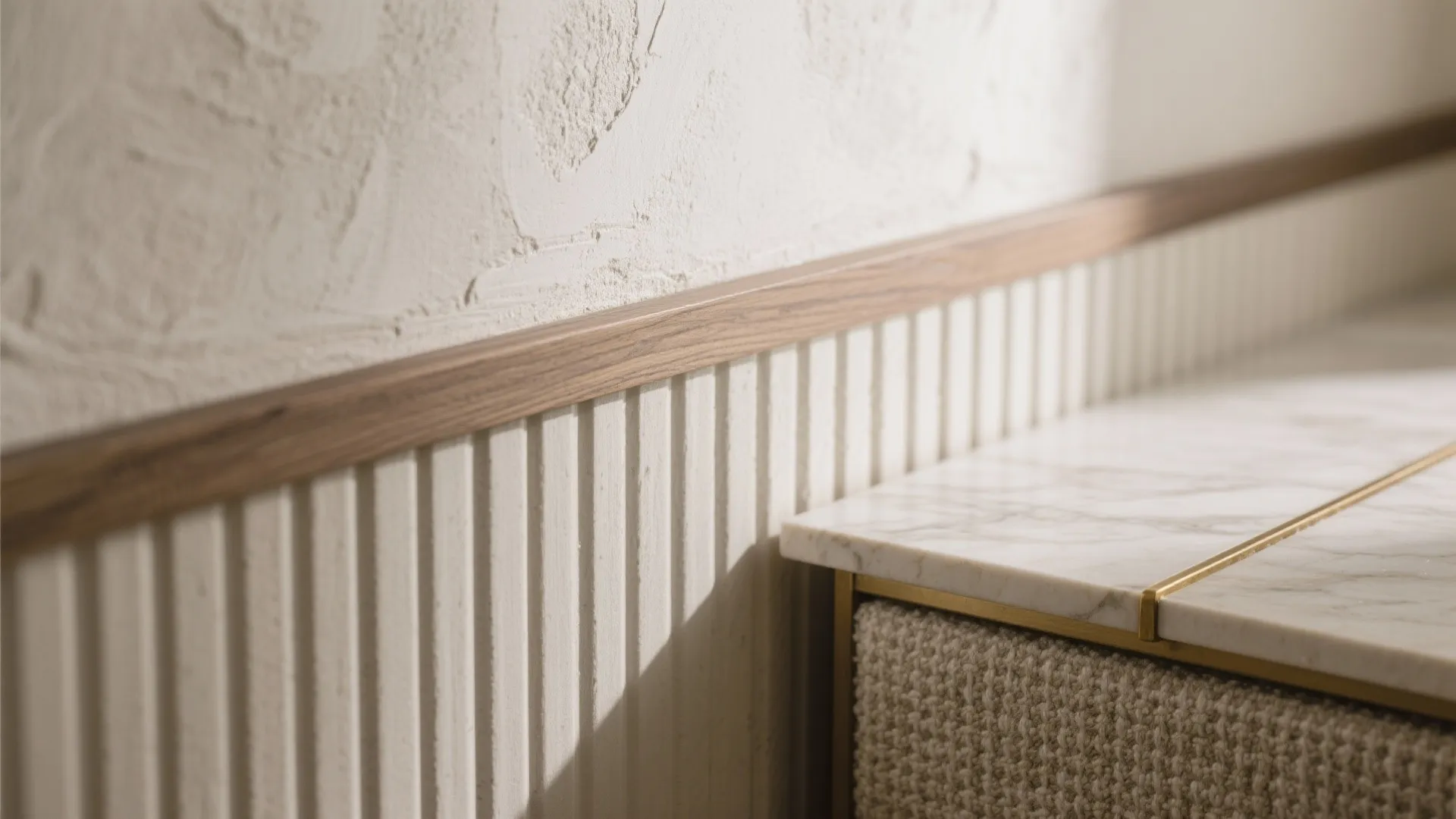 Monochrome Minimalism with Textural Depth