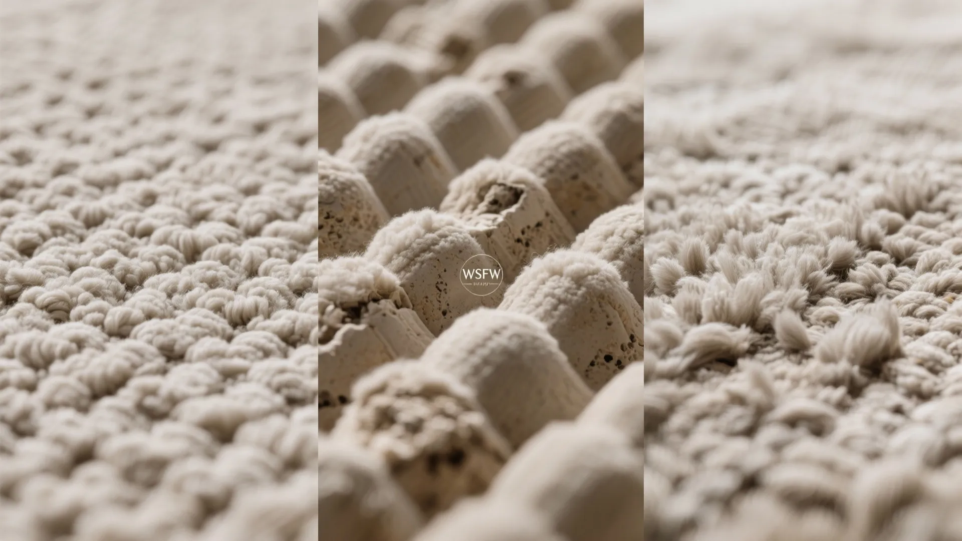 Textural luxury: from boucle to fluted stone