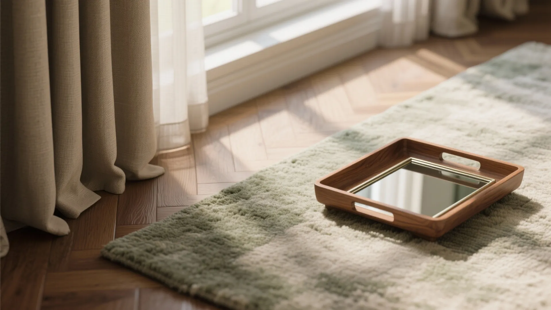 5) Texture, Mirrors, and Minimal Clutter (The “Feel” Makeover)