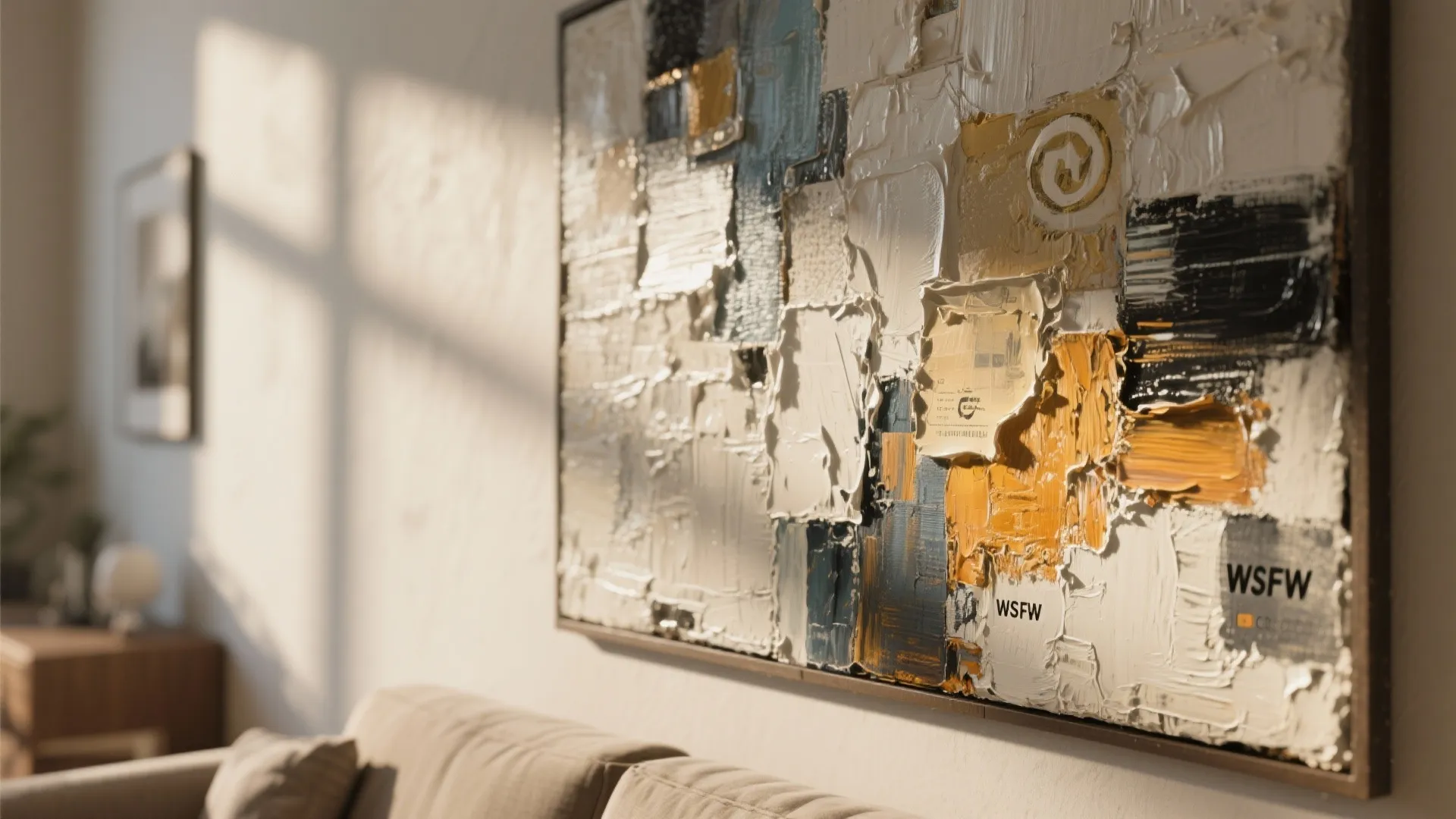 4. Textured or Mixed-Media Pieces for Depth