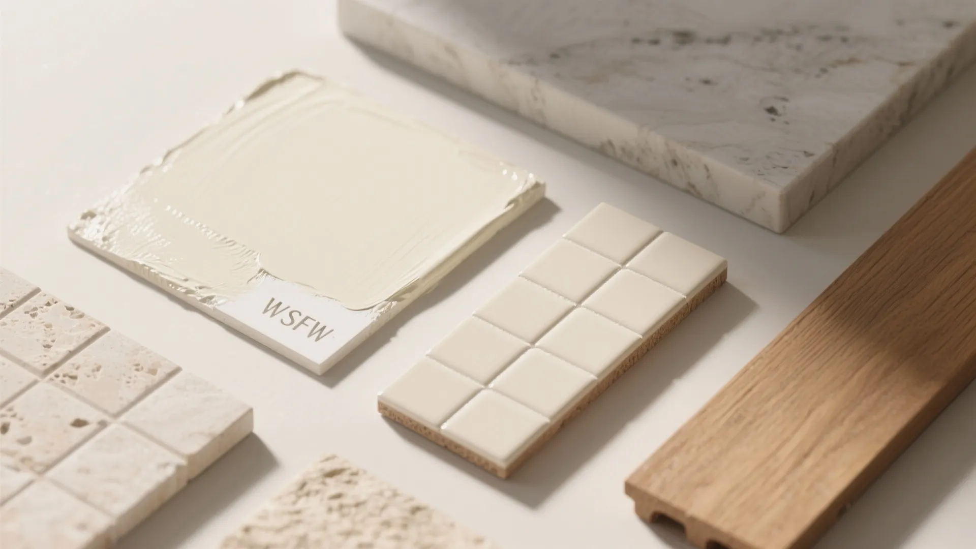 3. Texture Play: Matte, Gloss, and Stone