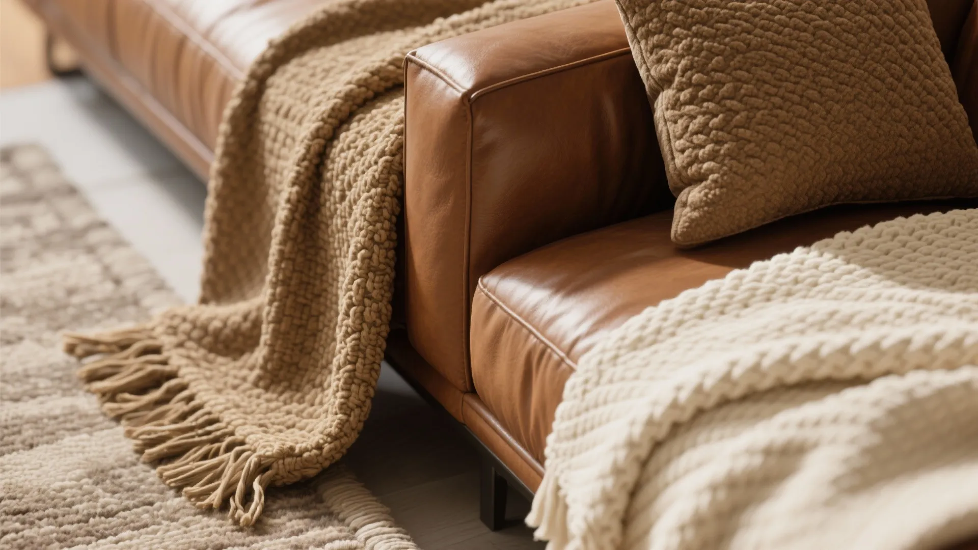 2. Texture play to lift brown