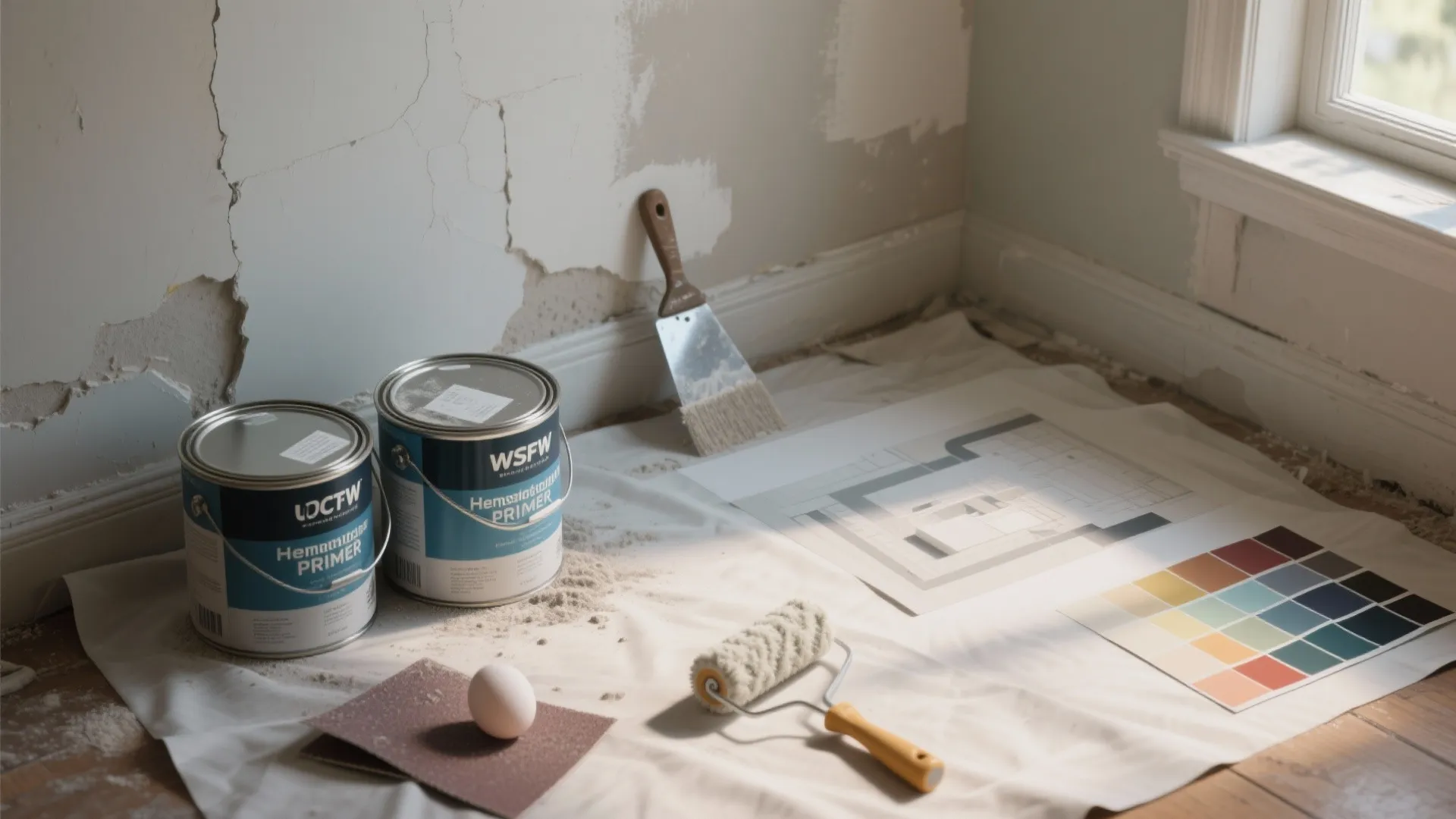 3. Layered Paint and Texture