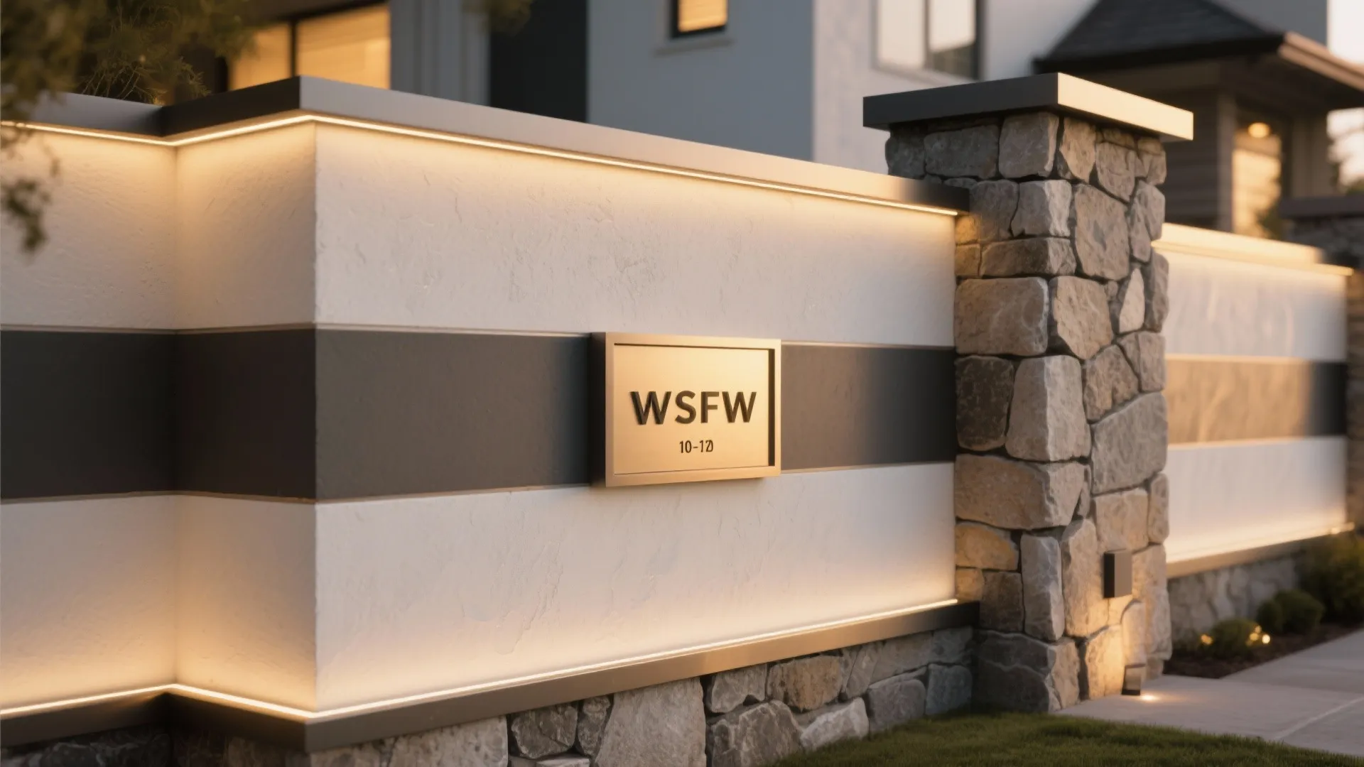 3) Texture bands, reveals, and address niche