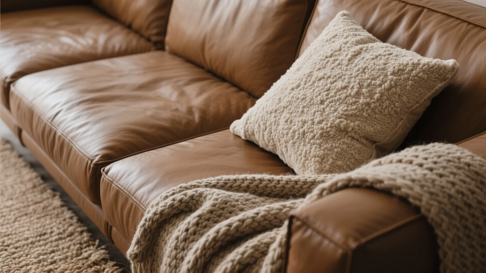 1) Warm Neutrals + Layered Texture