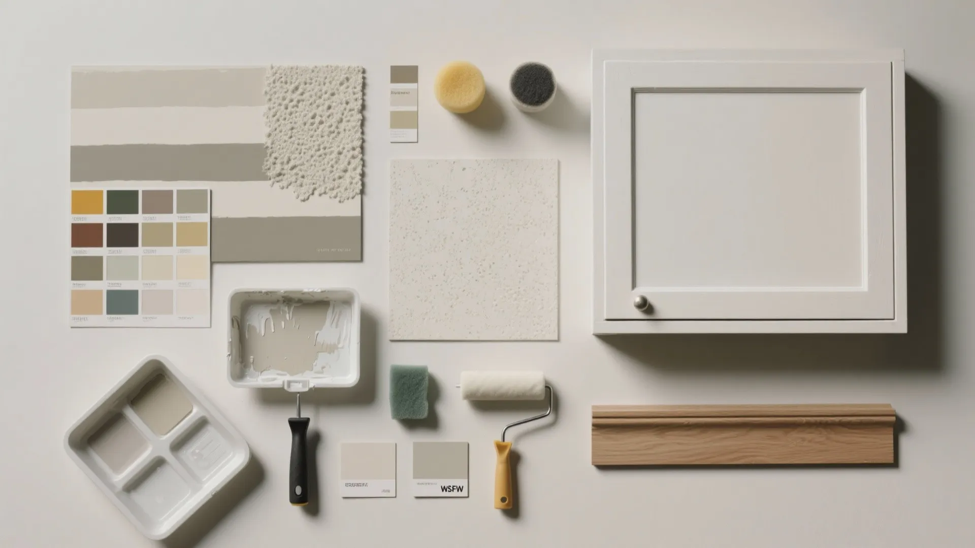 3. Create subtle texture and interest with paints and techniques