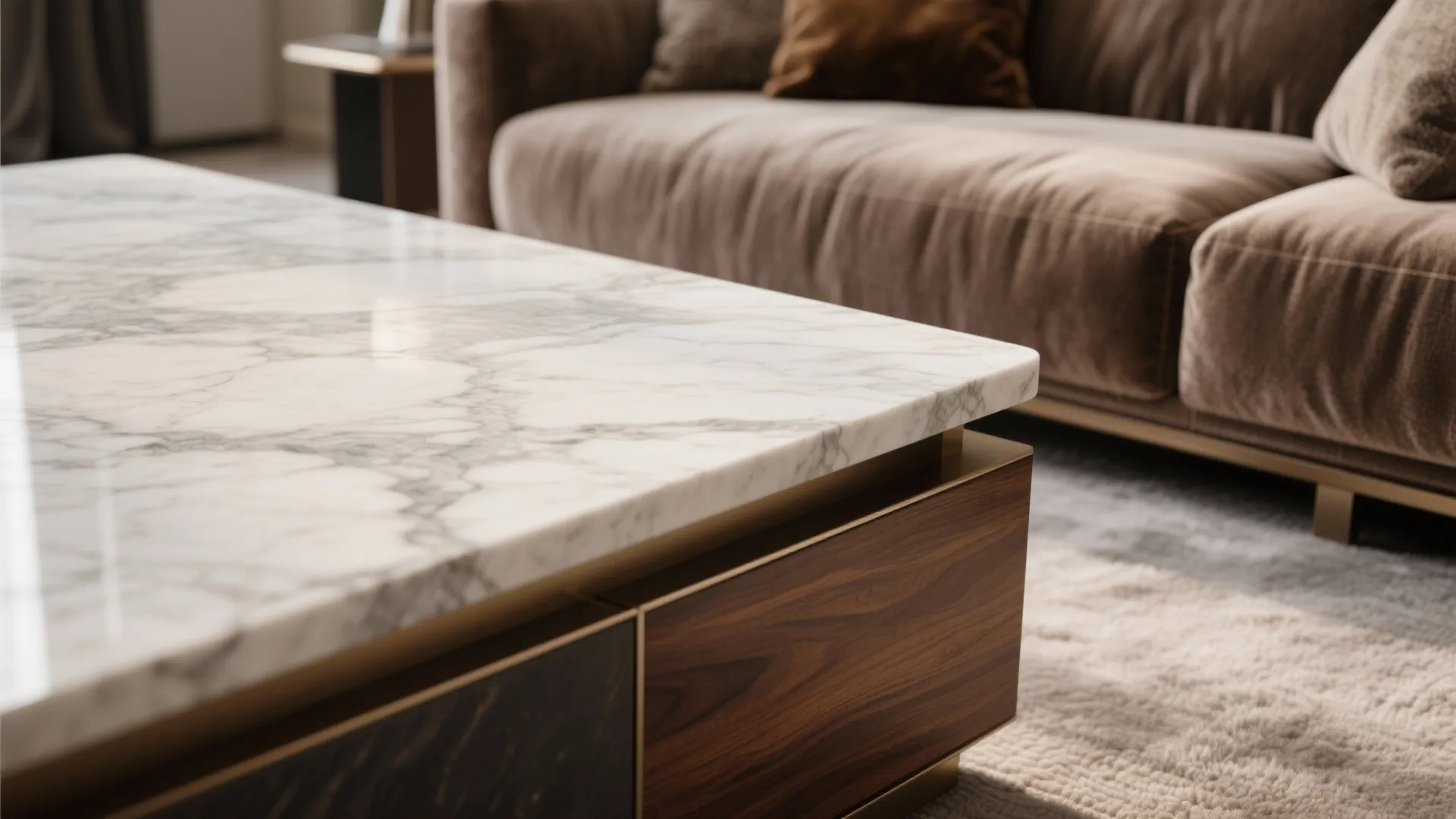 Marble, Wood, and Velvet: A Tactile Palette That Lasts