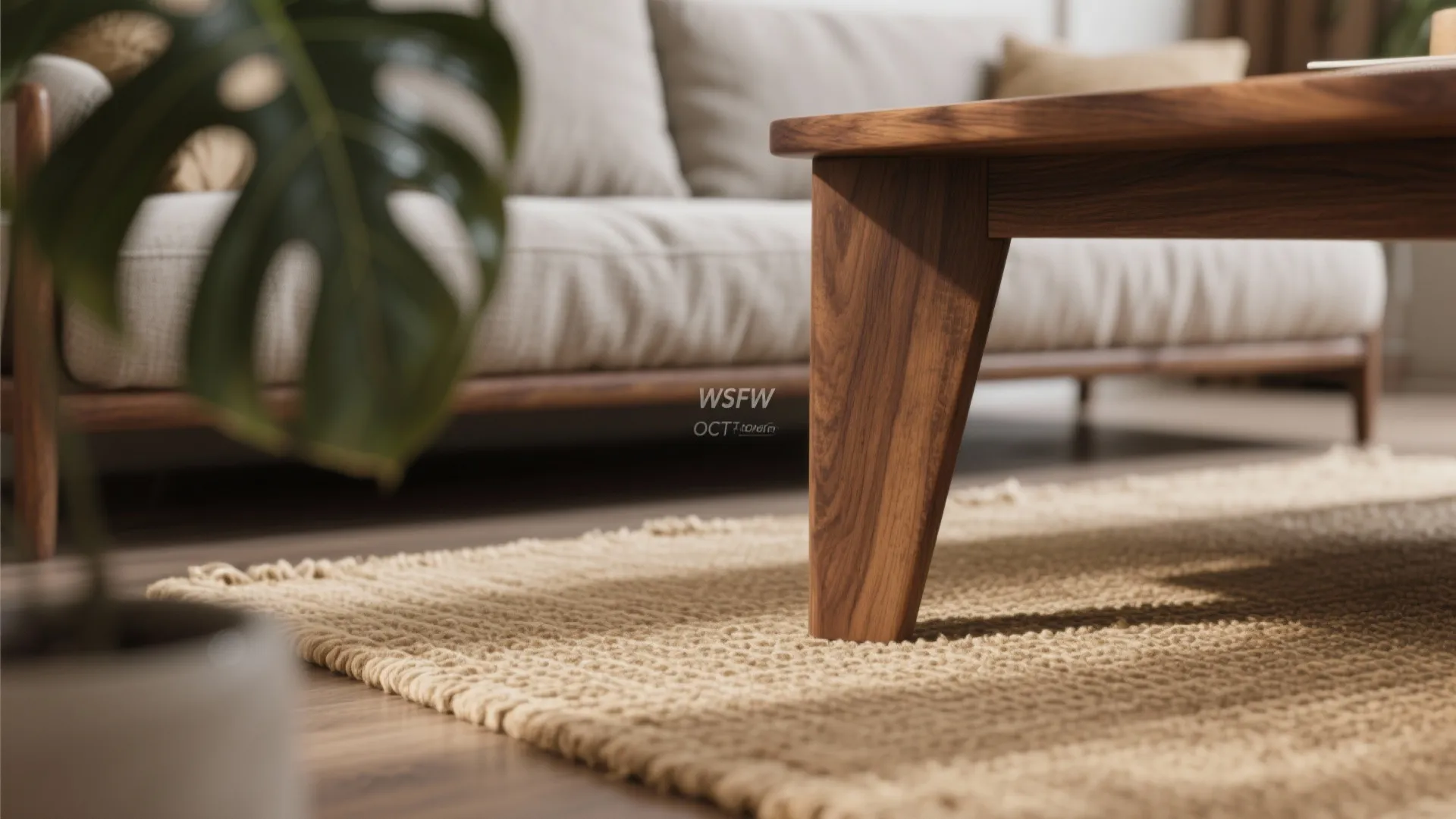 Natural textures and warm wood