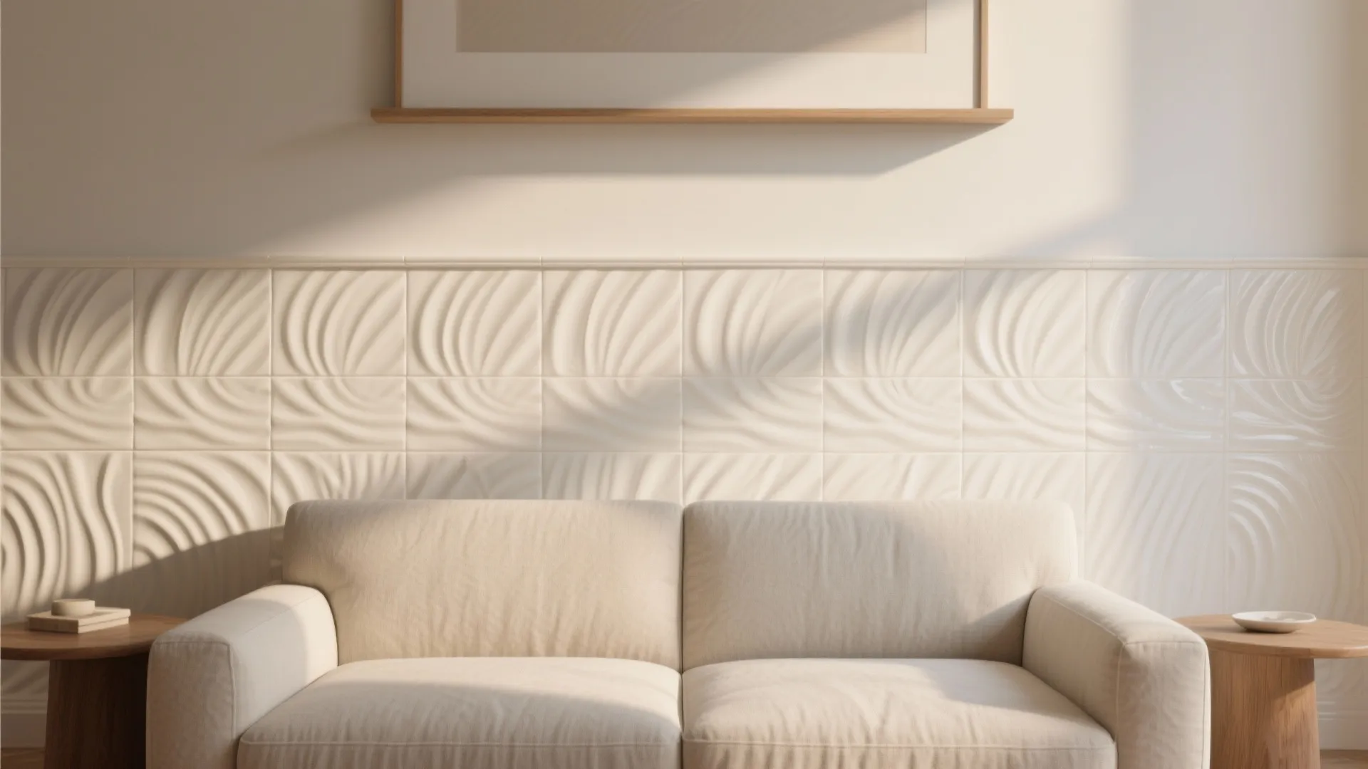 Textured 3D tiles for depth