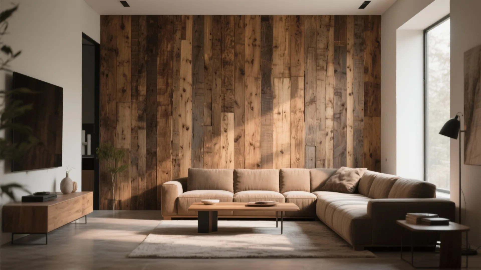 4. Textured Accent Wall