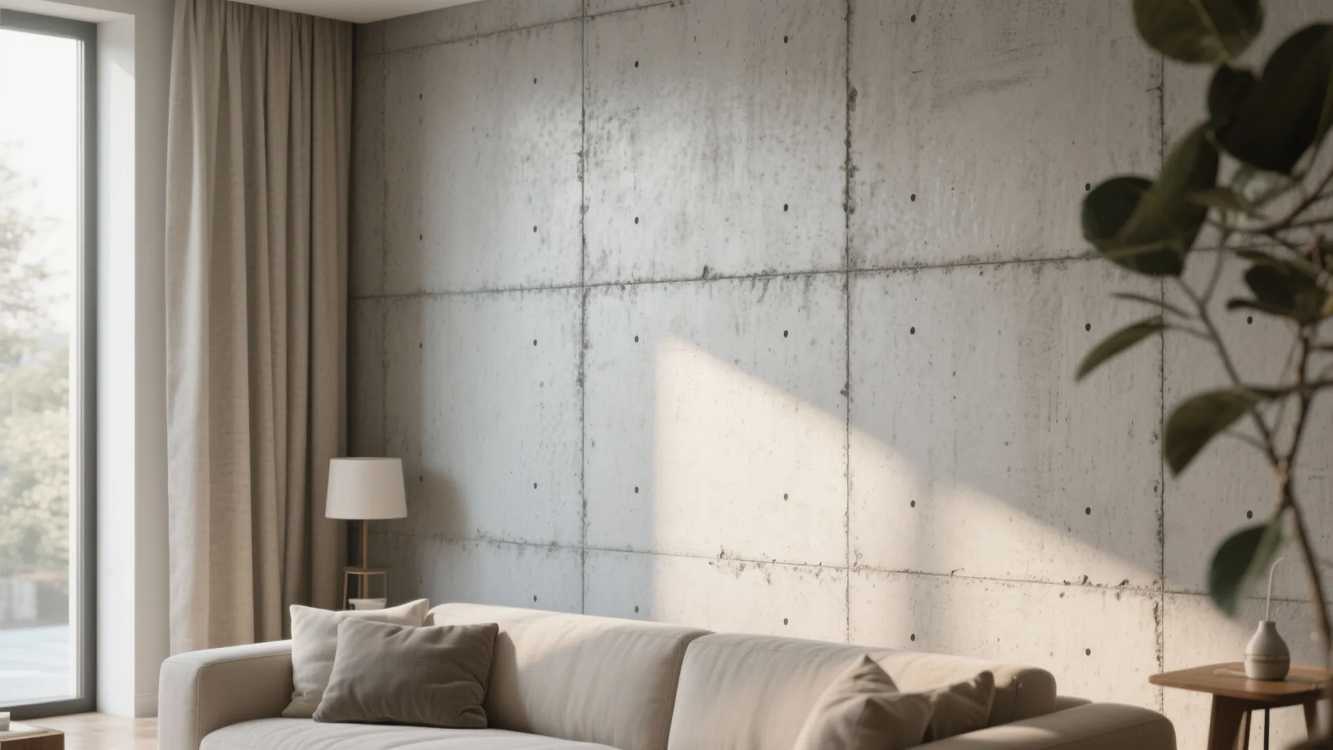 Accent Wall with Textured Finish