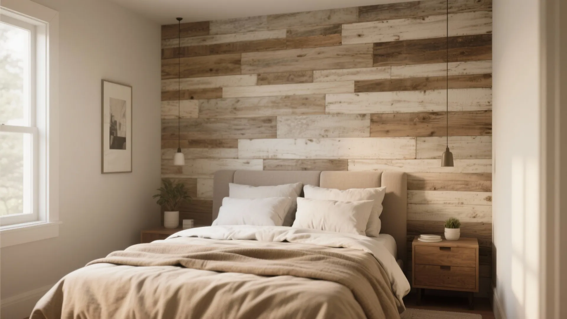 Statement wall with texture