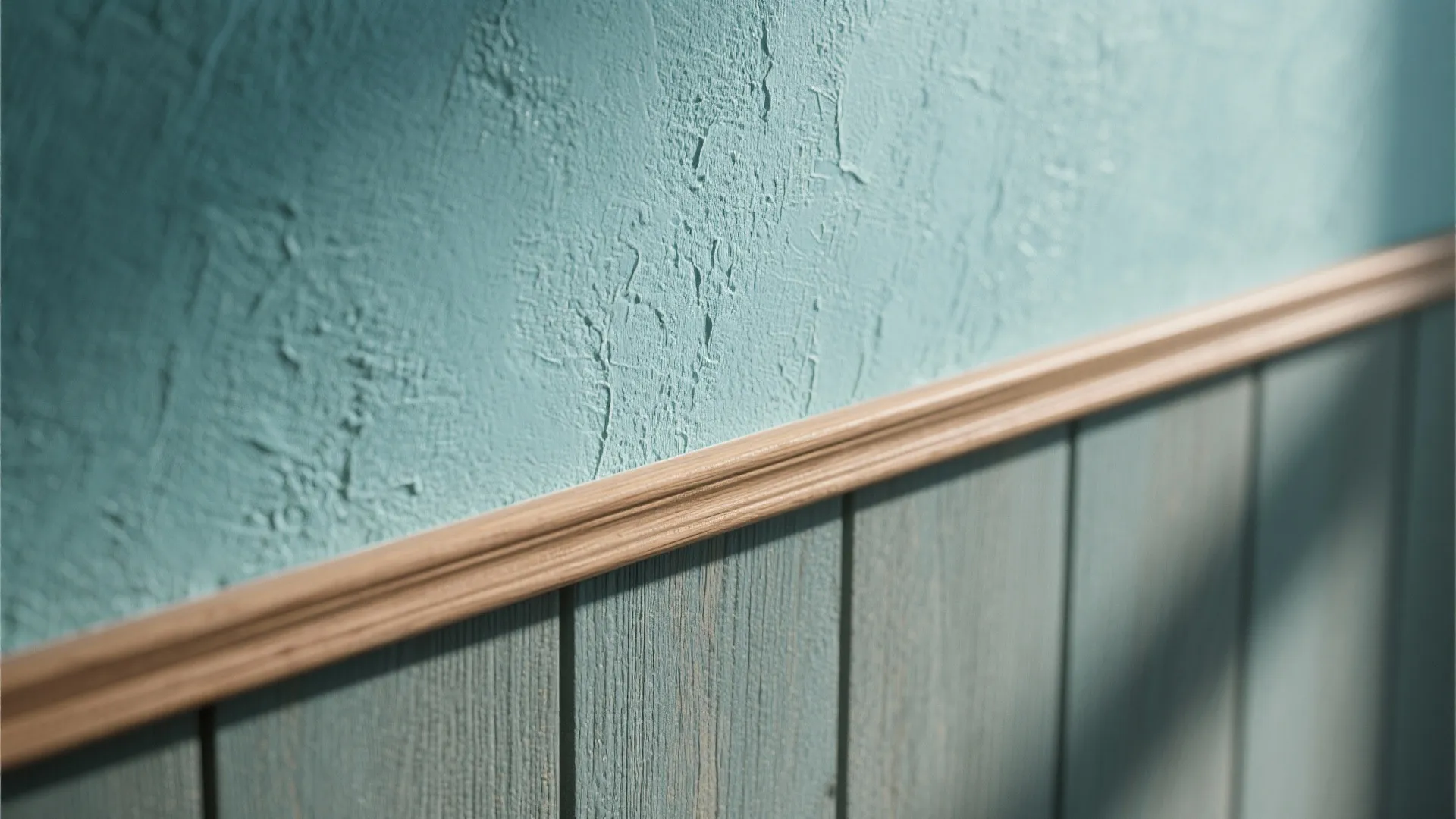 2. Make one textured or painted focal wall