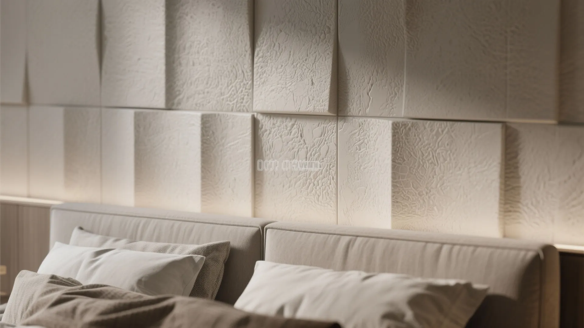 3. Accent Wall with Textured Panels