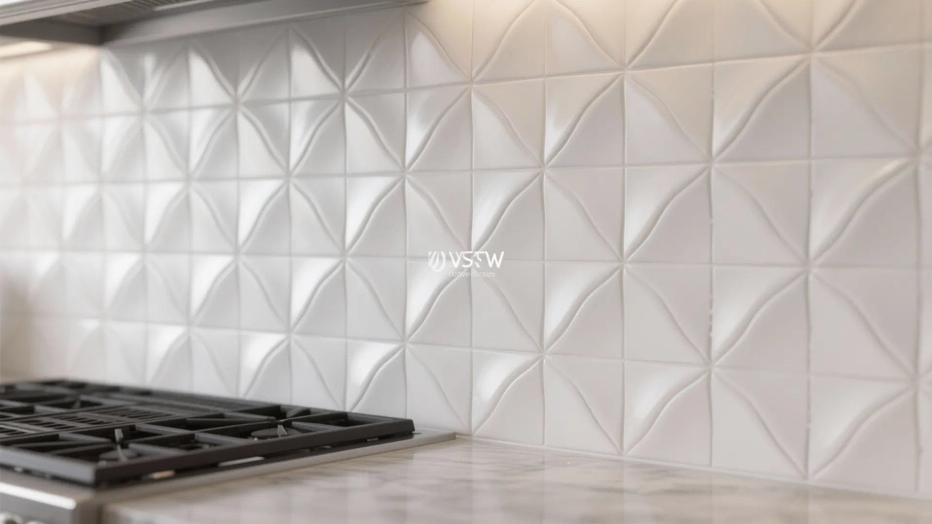3. Patterned or Textured Accent Wall