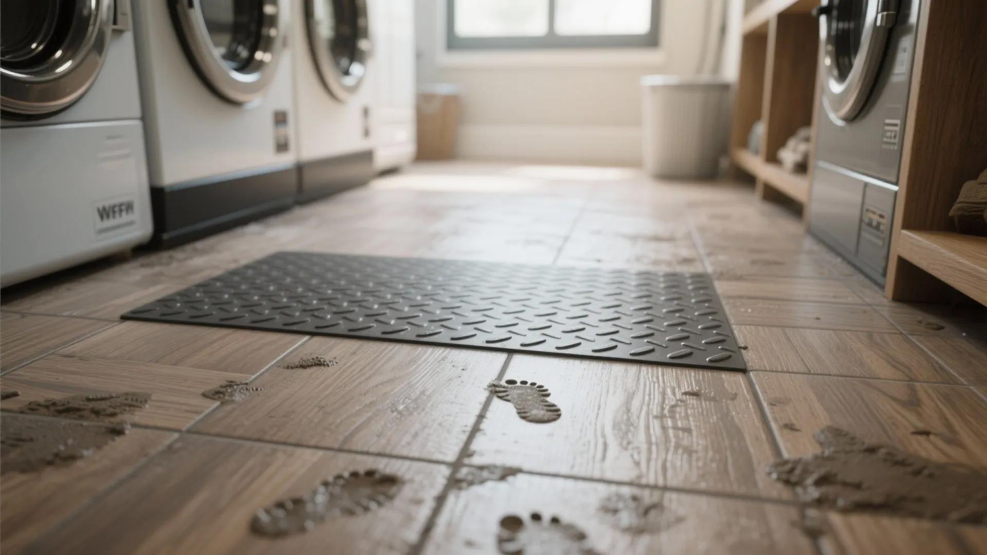 3. Textured anti-slip tiles