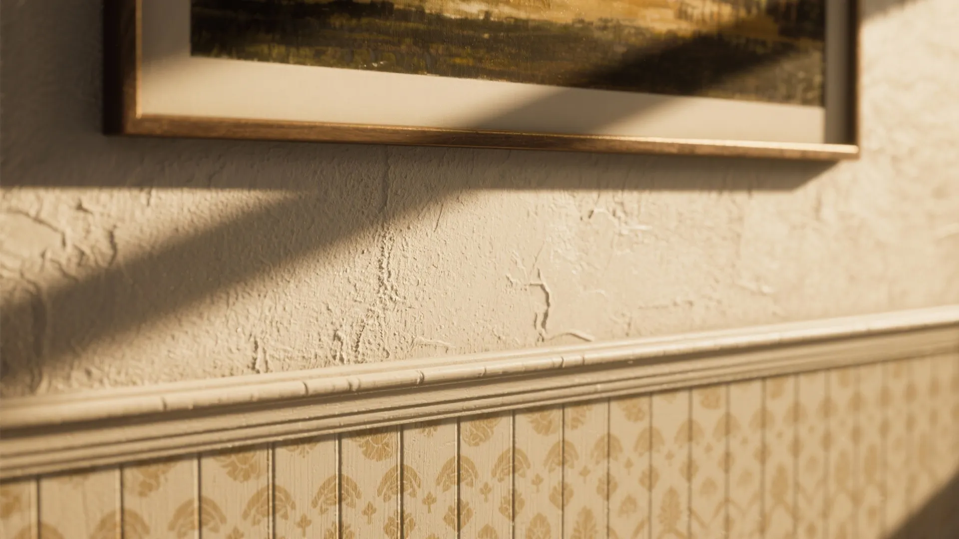 3. Add texture behind the art for depth