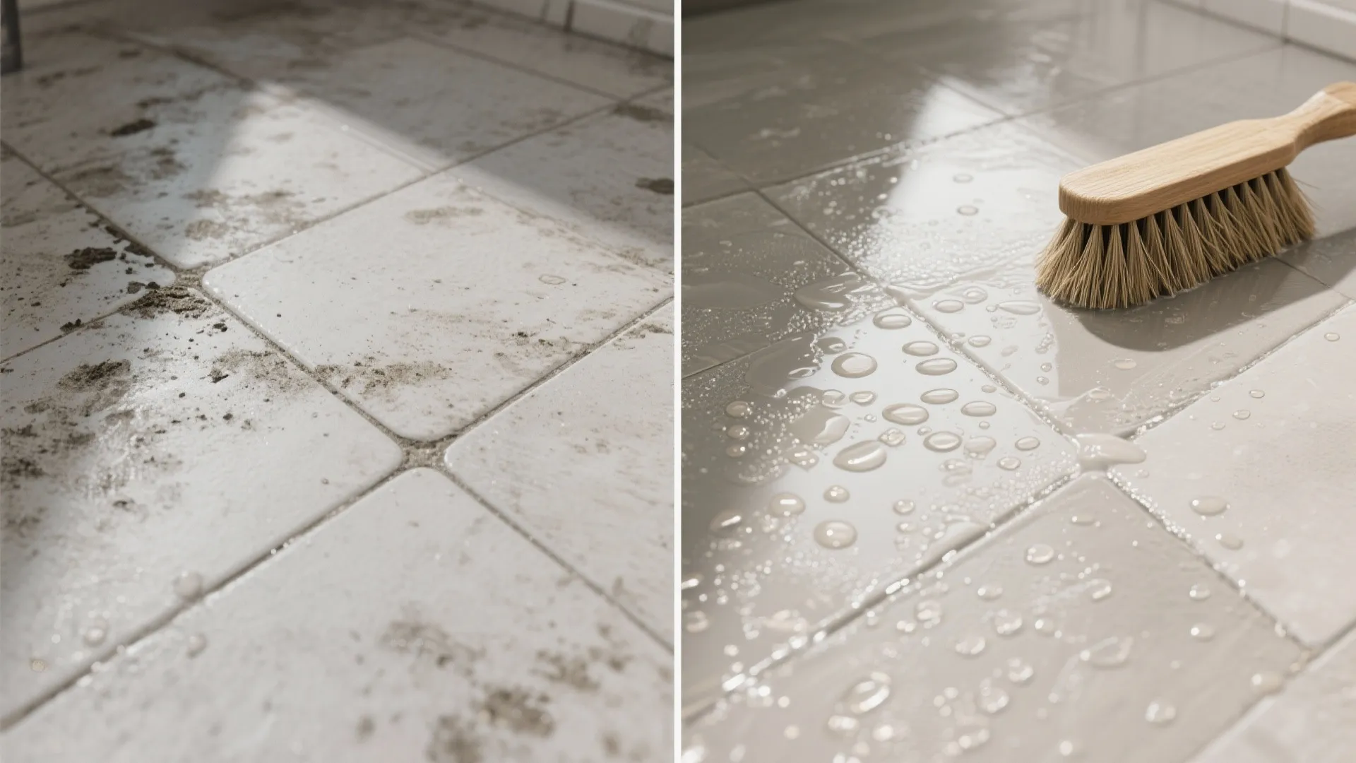 Stiff Nylon or Tampico for Textured Floors and Matte Stone