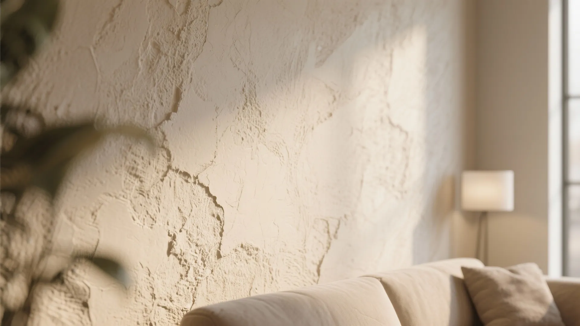 Textured Beige Walls