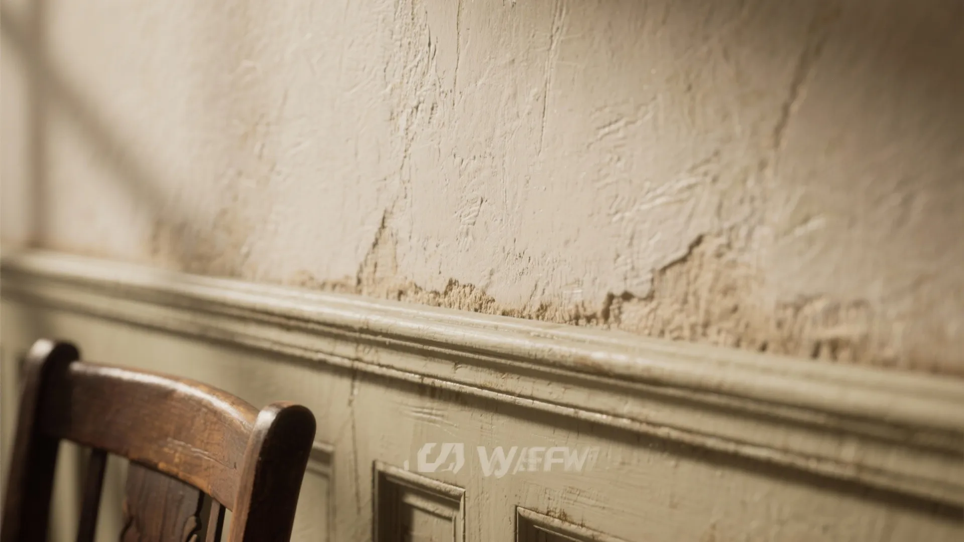 4. Textured Effect Below the Rail