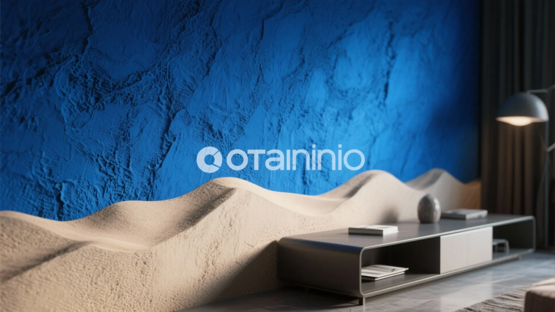 Bold Accent Wall with Textured Paint