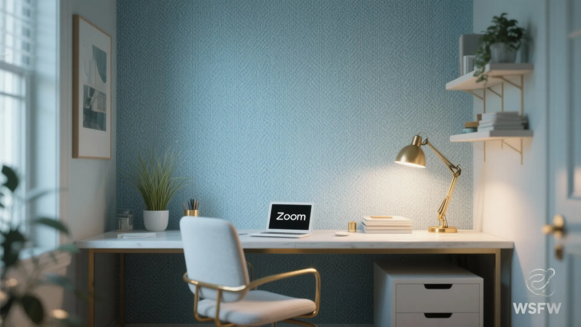 Textured Blues: Grasscloth Looks and Fabric-Inspired Surfaces