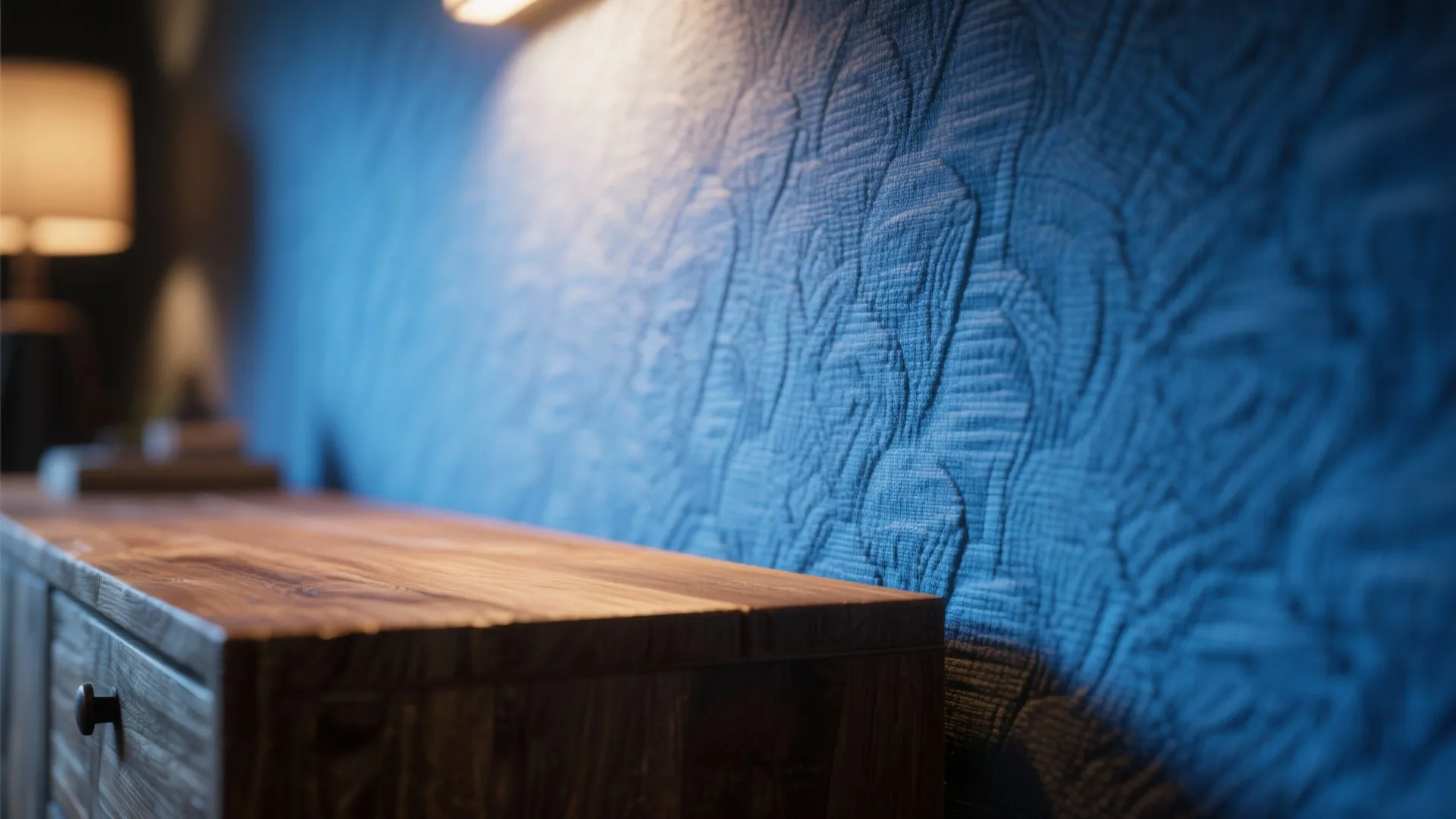 Textured Blue Wallpaper