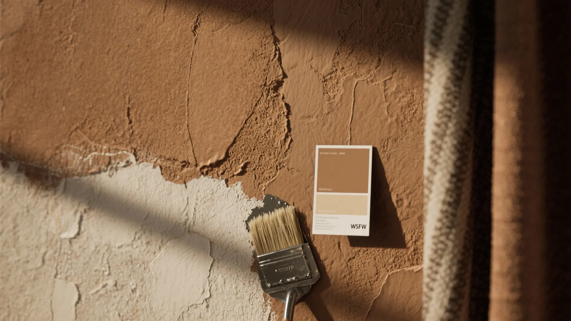 5. Textured Brown Finishes for Interest