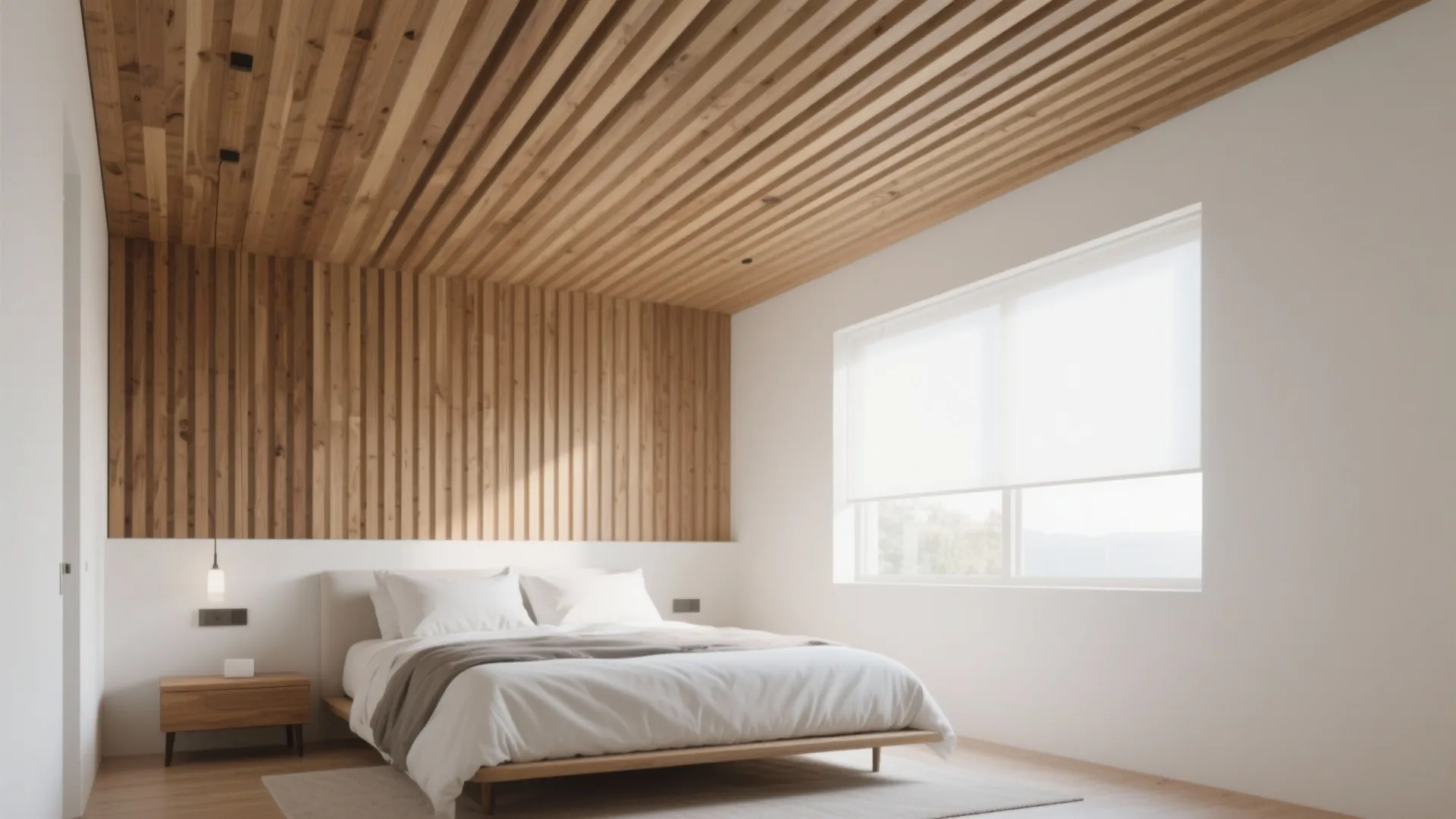 8. Textured Accent Ceiling