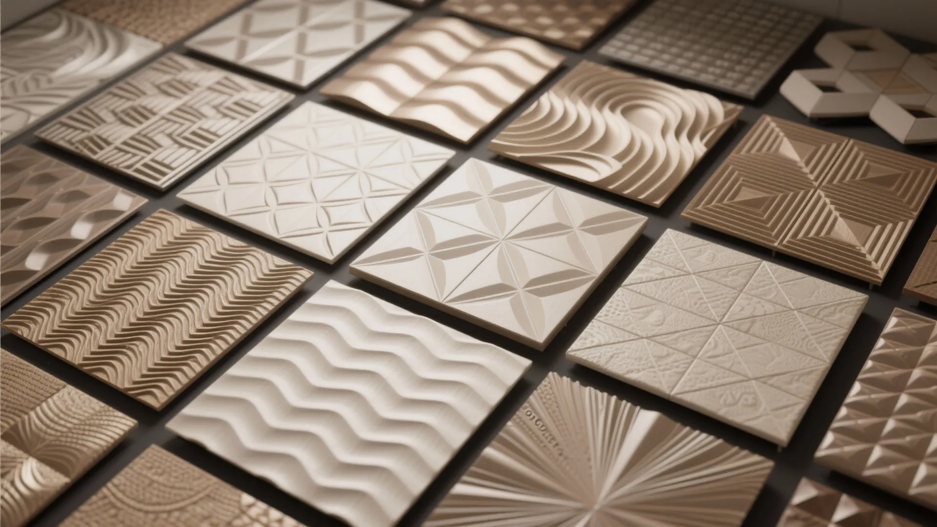 6. Textured Ceiling Panels