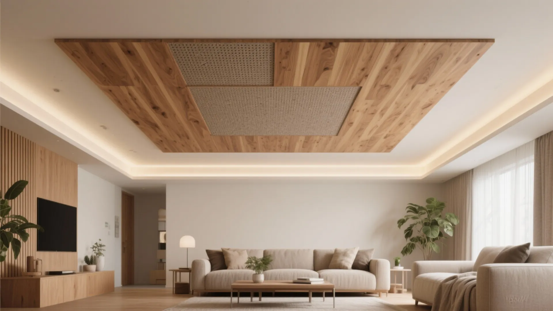 Textured Center Panel (Wood or Acoustic Felt)