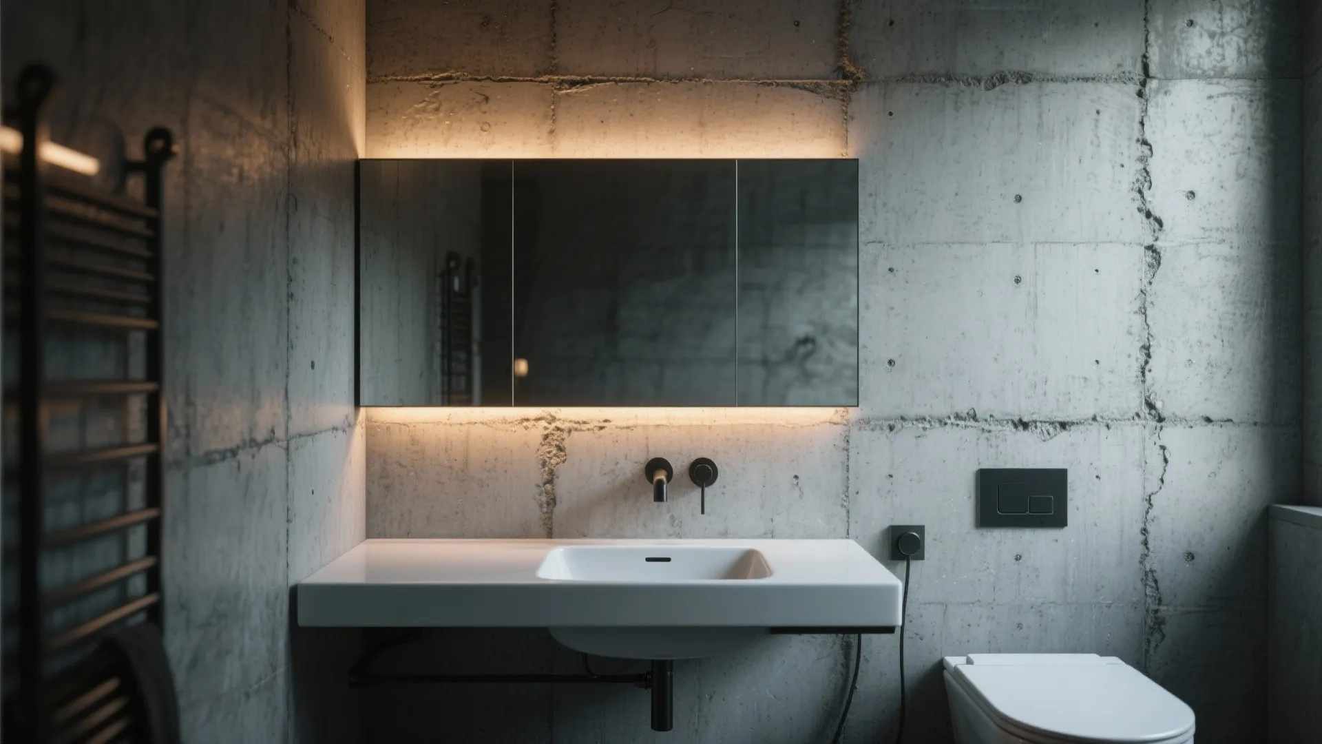 4. Textured Concrete Finish