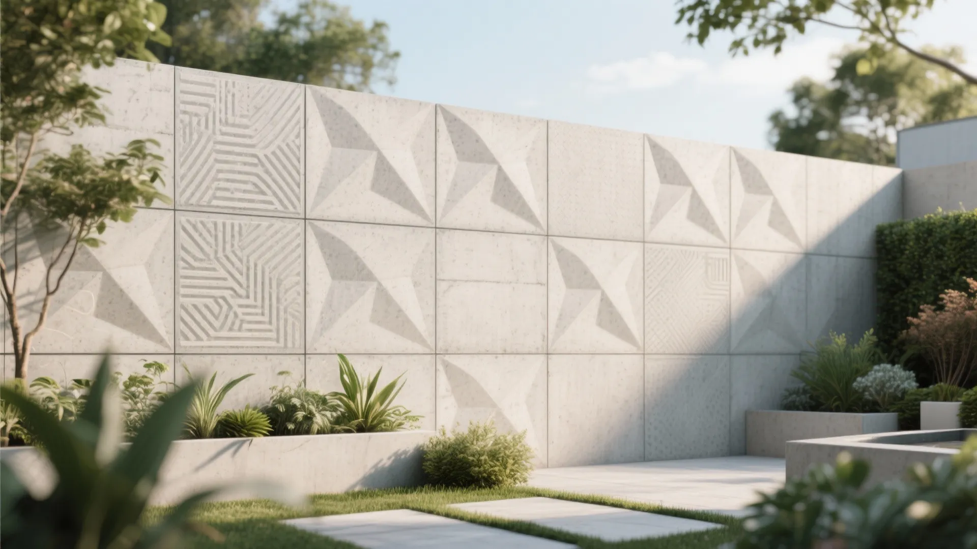 Textured Concrete Panels