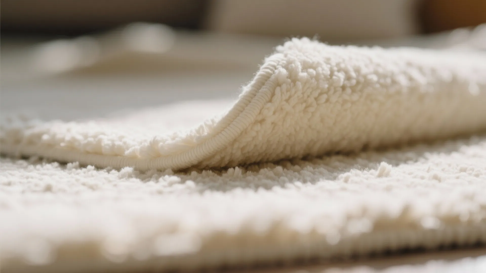 3. Textured Cream Rugs for Warmth
